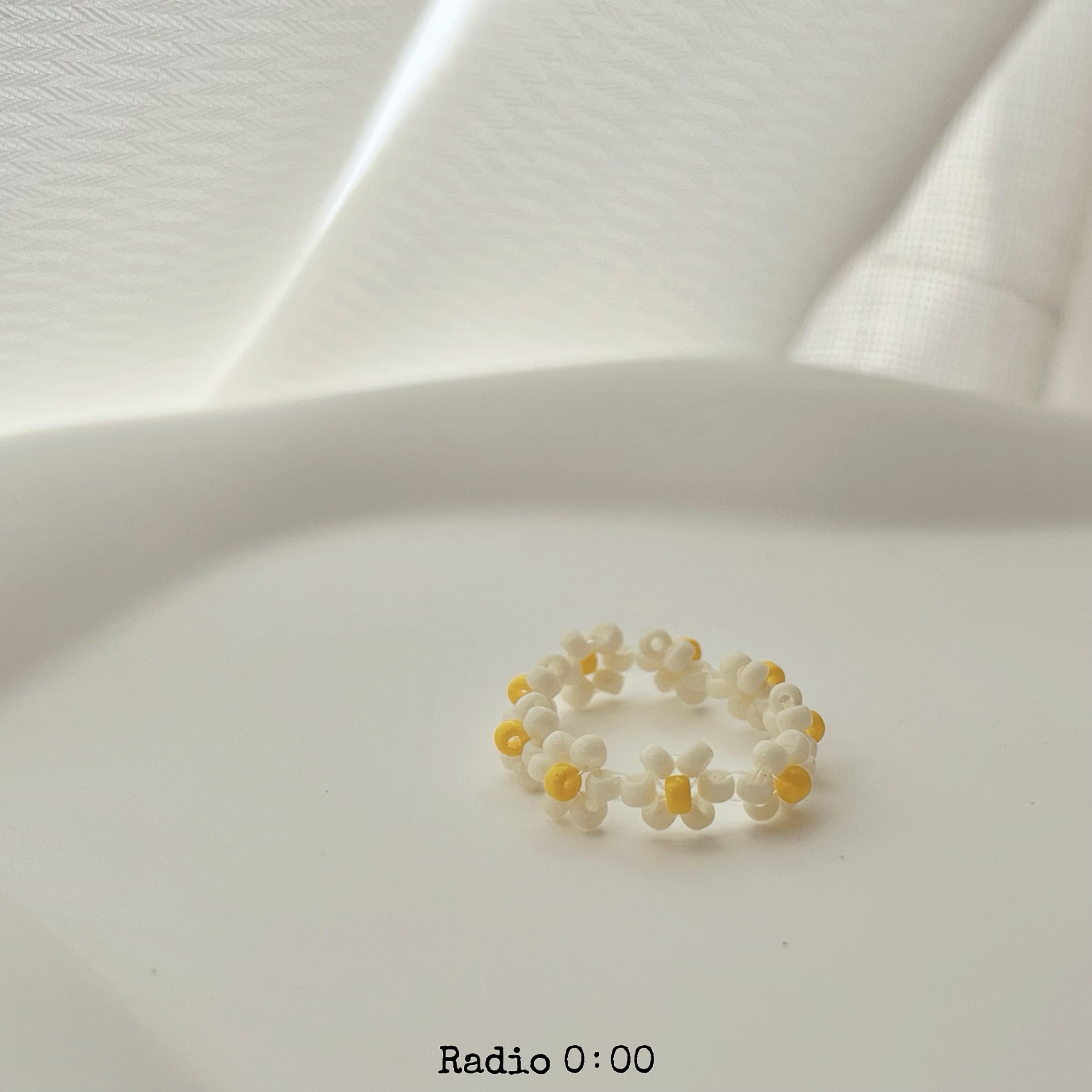 B07 小雛菊花圈戒 固定戒圍