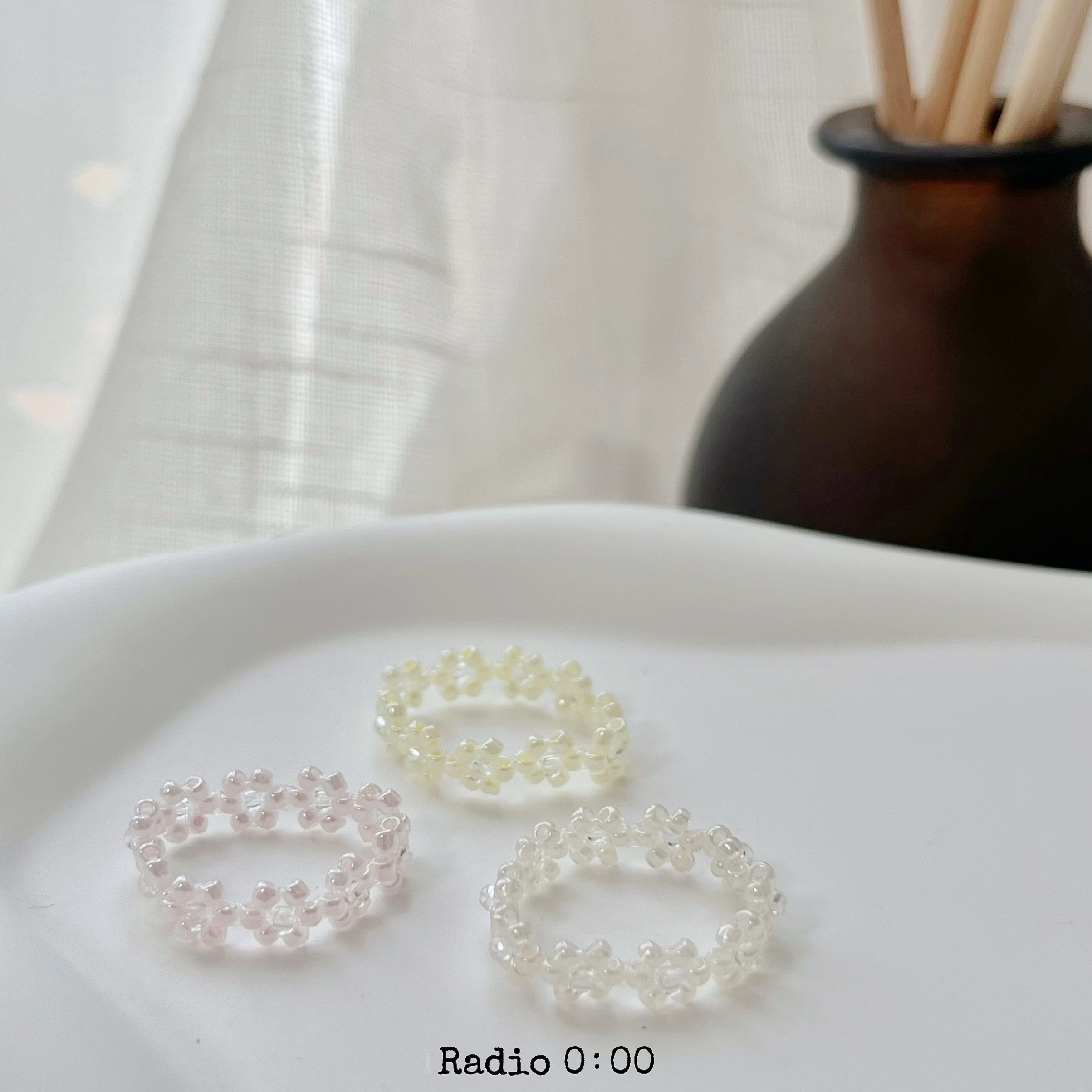 B05 溫柔花圈戒 固定戒圍