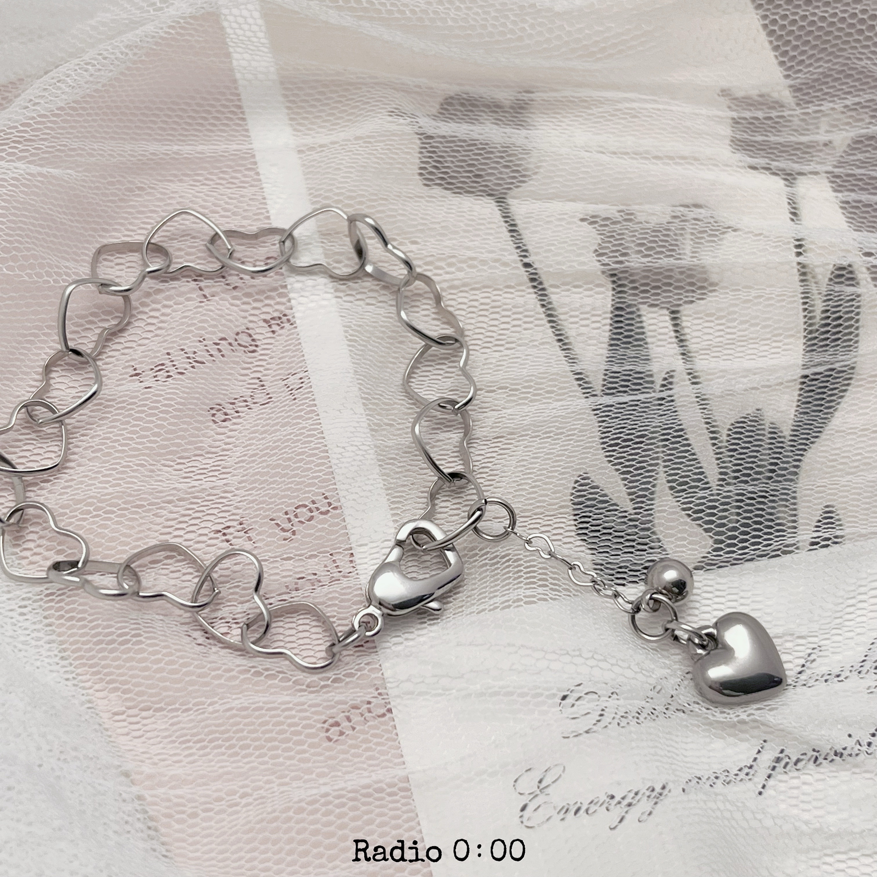 C02 心心相印 鈦鋼手鏈