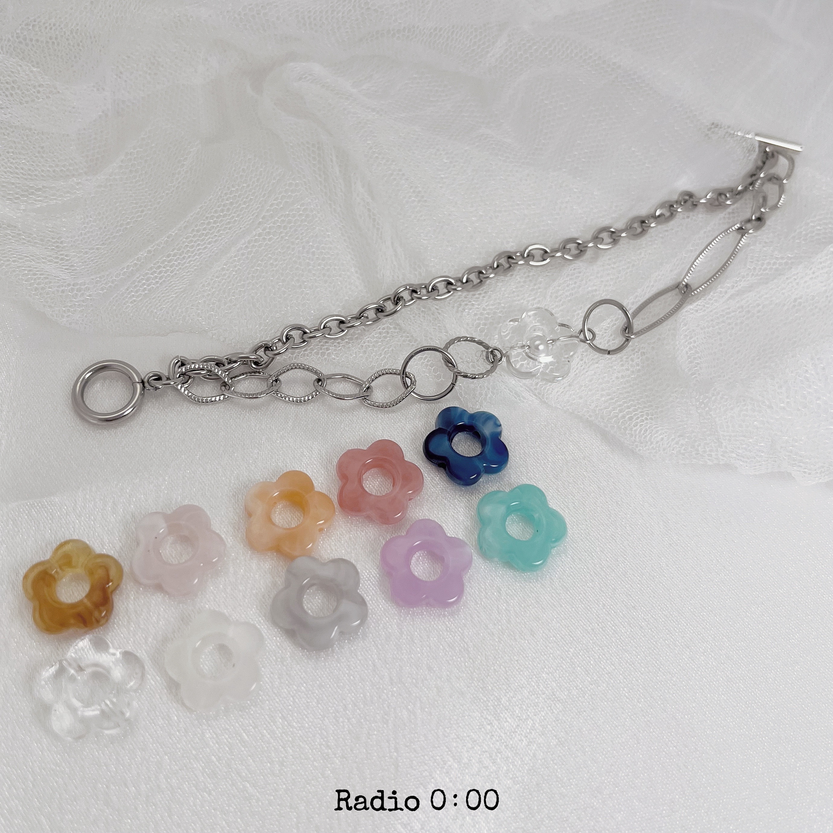 C04 晨花 鈦鋼手鏈