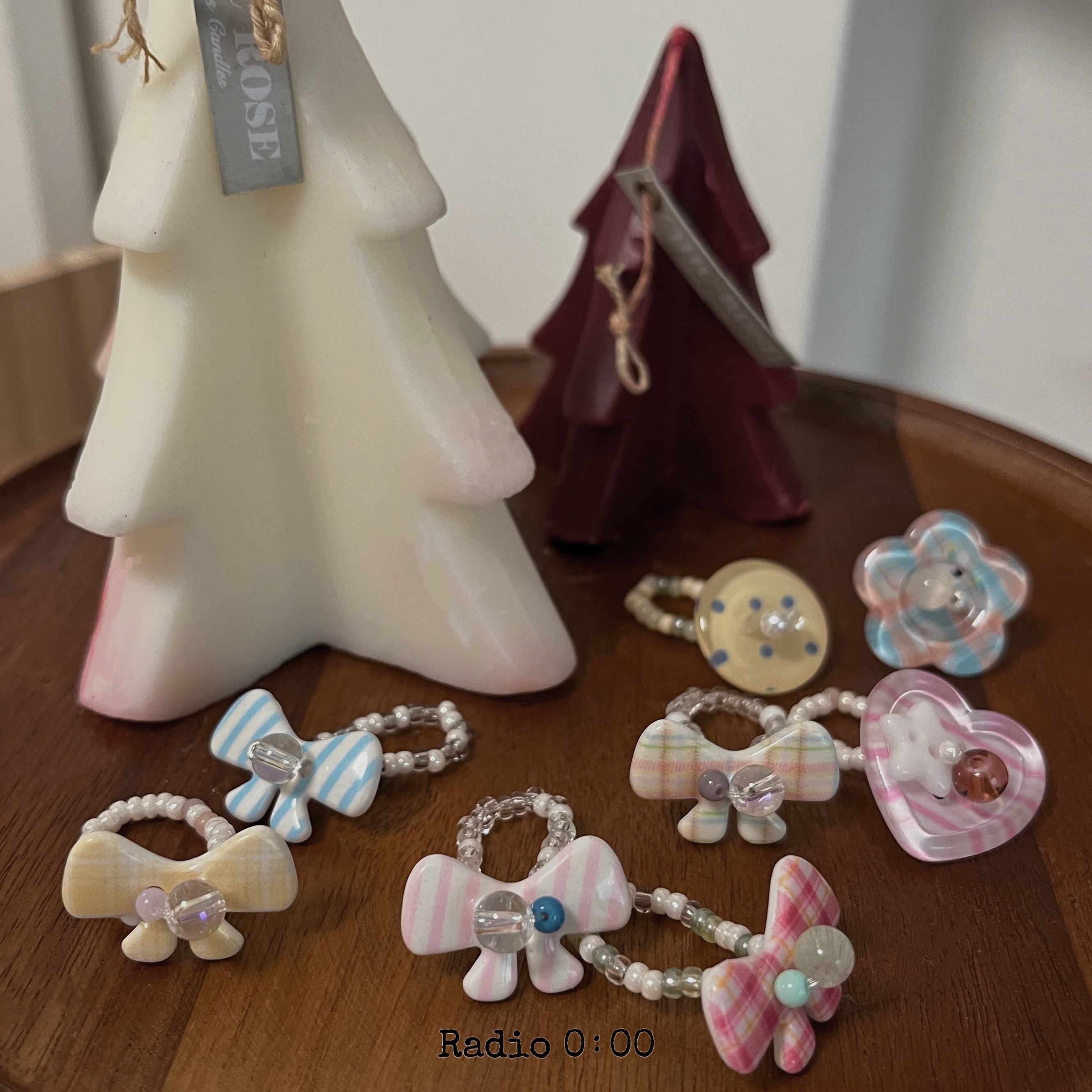 A09 小可愛鈕扣戒指