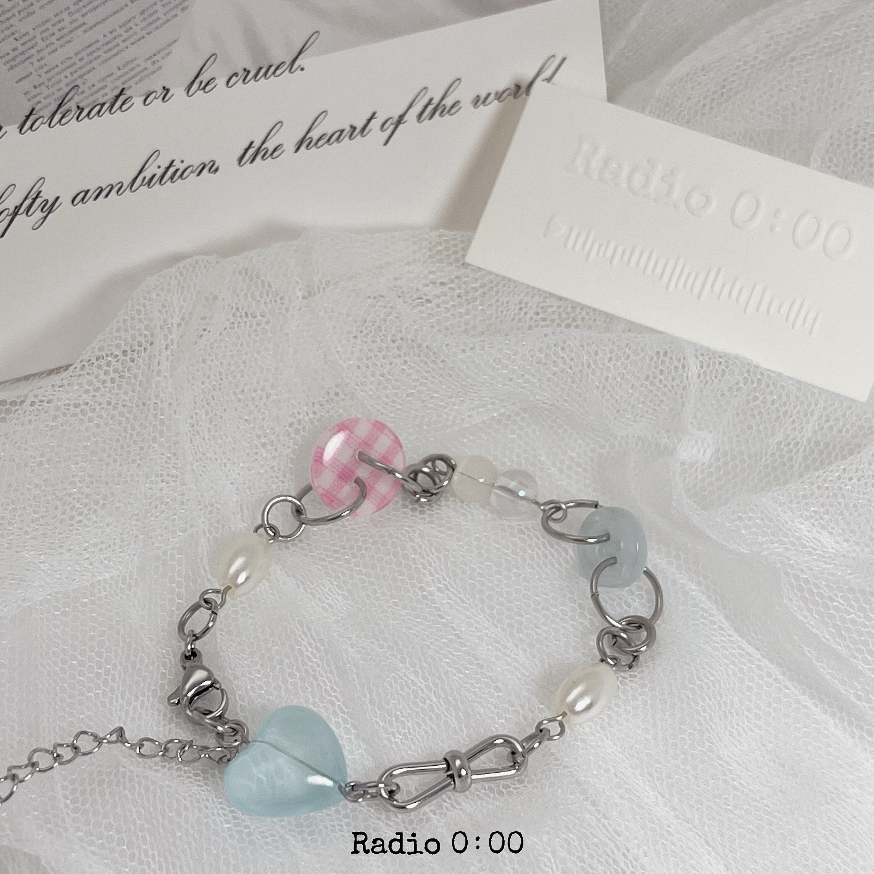 C06 愛心鈕扣手鏈