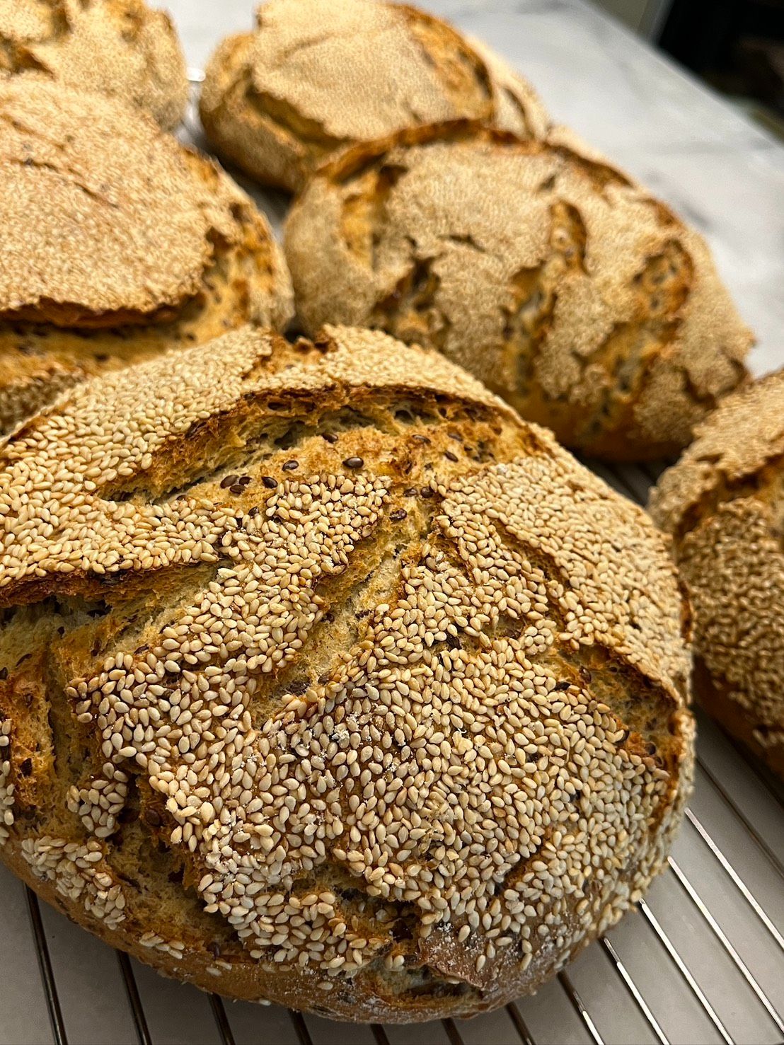 亞麻子三麥德國麵包