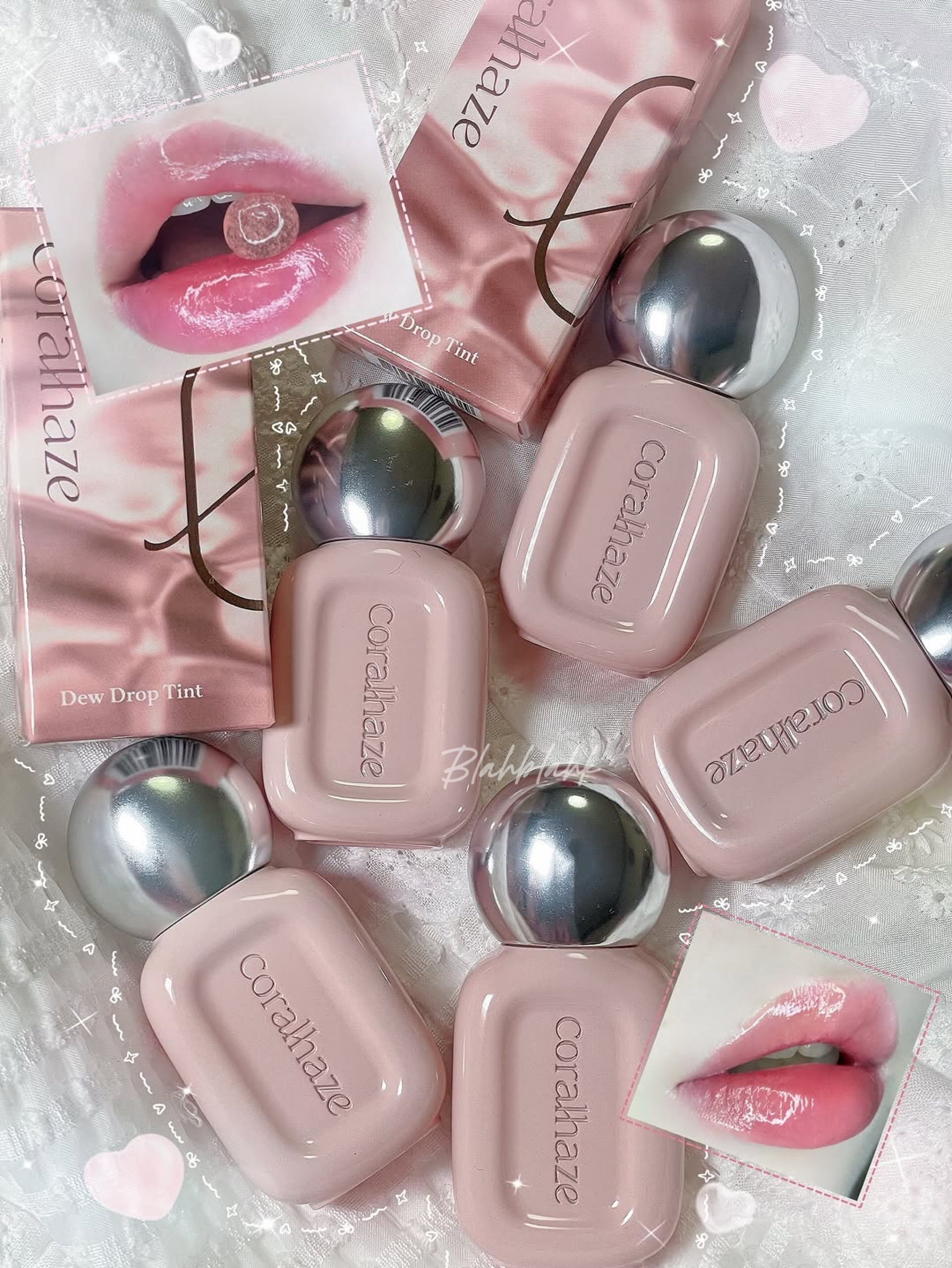 Coralhaze TXT 杋圭代言 dew drop 唇釉