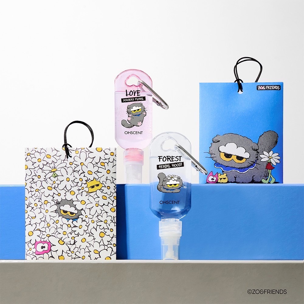 OHSCENT x ZO＆FRIENDS聯名 衣物香氛噴霧／吊掛式香氛