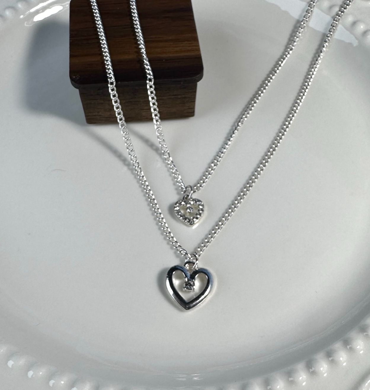 𝐍𝐎𝐖𝐀𝐃𝐀𝐘𝐒｜[澳洲直送]交織的心疊戴項鍊 項鍊 澳洲 nowadays