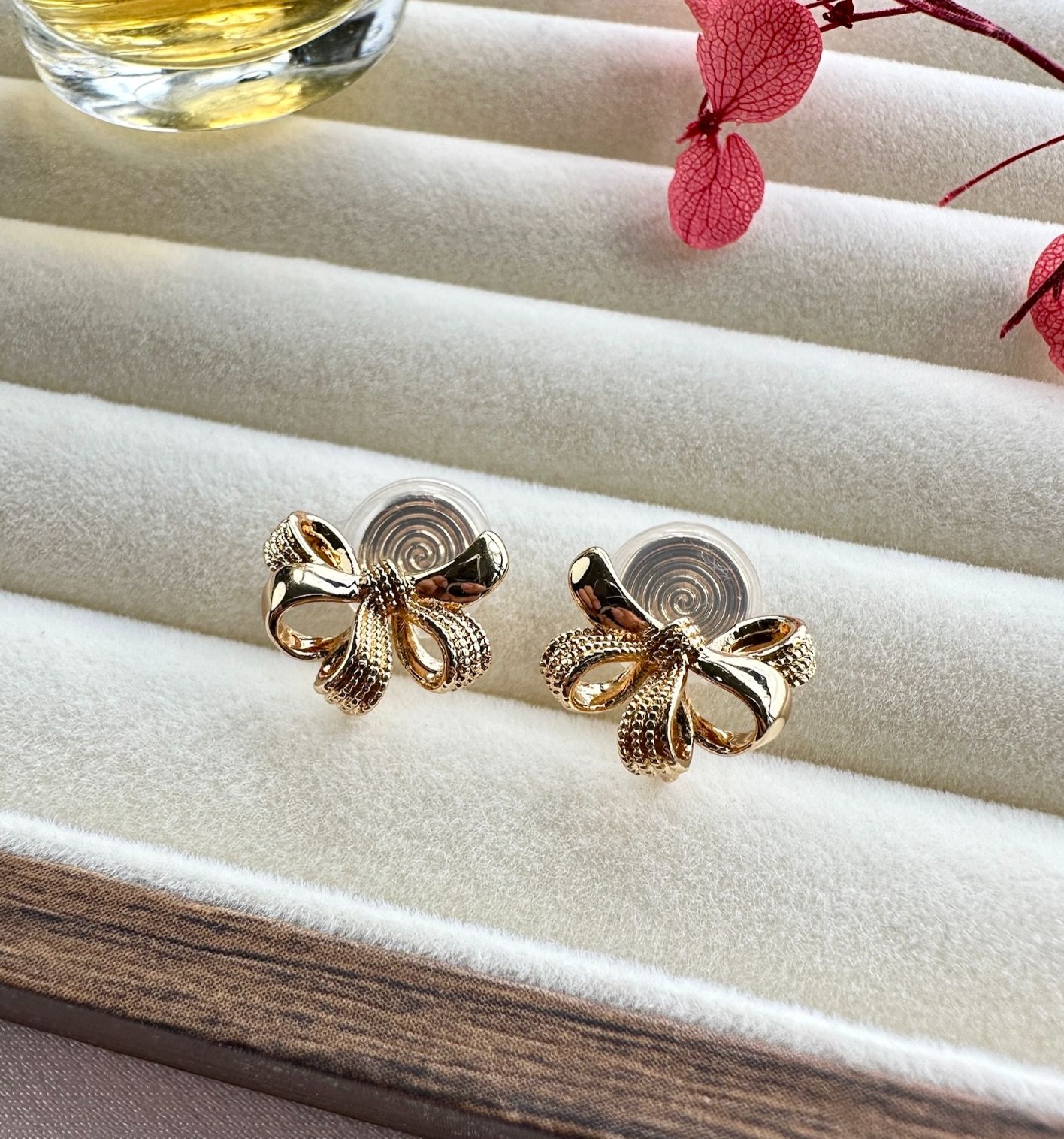 𝐍𝐎𝐖𝐀𝐃𝐀𝐘𝐒 | [925銀針]氣質優雅鳶尾花耳釘/耳夾 韓系 氣質 飾品 nowadays