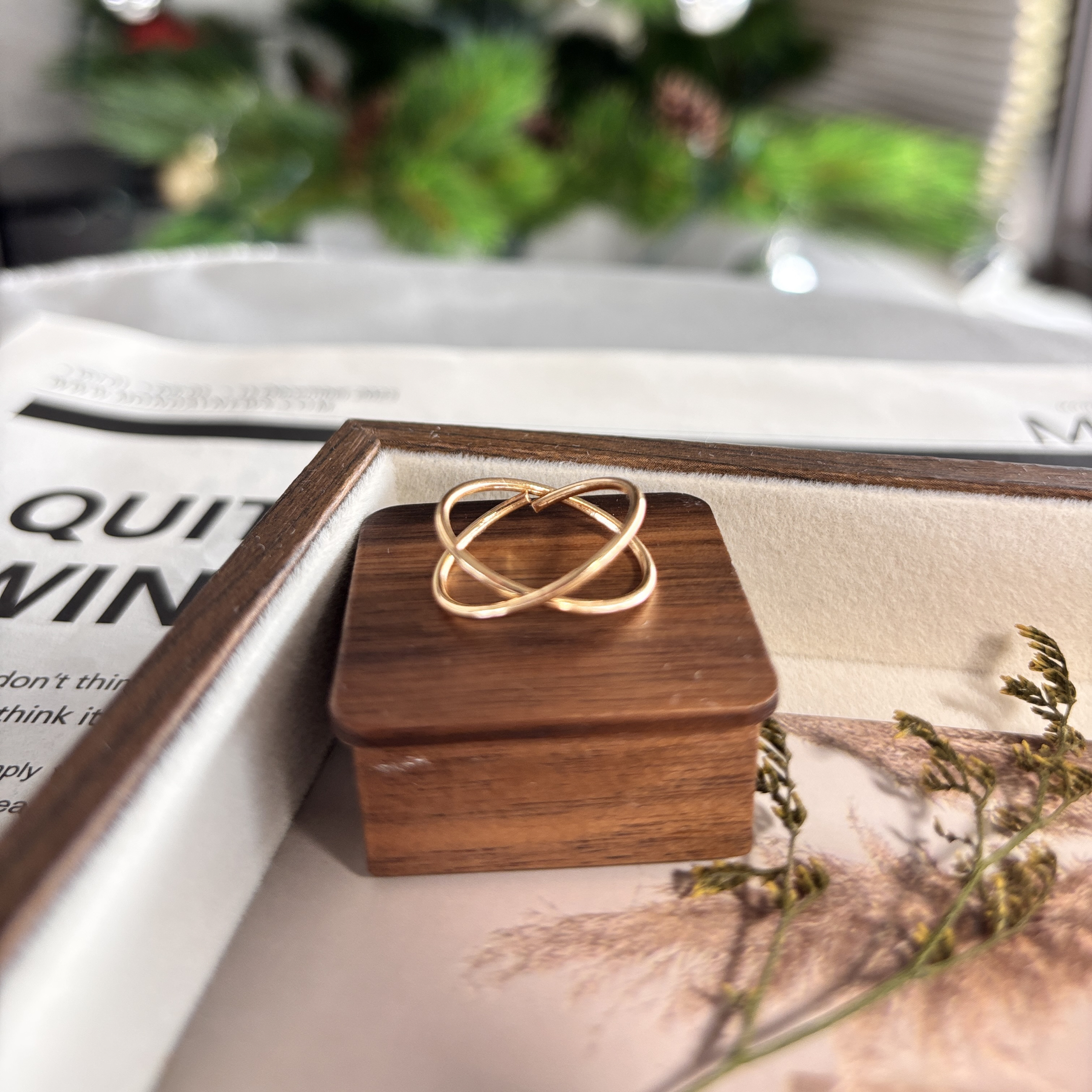 𝐍𝐎𝐖𝐀𝐃𝐀𝐘𝐒 | 簡約交叉疊戴風戒指 戒指 nowadays