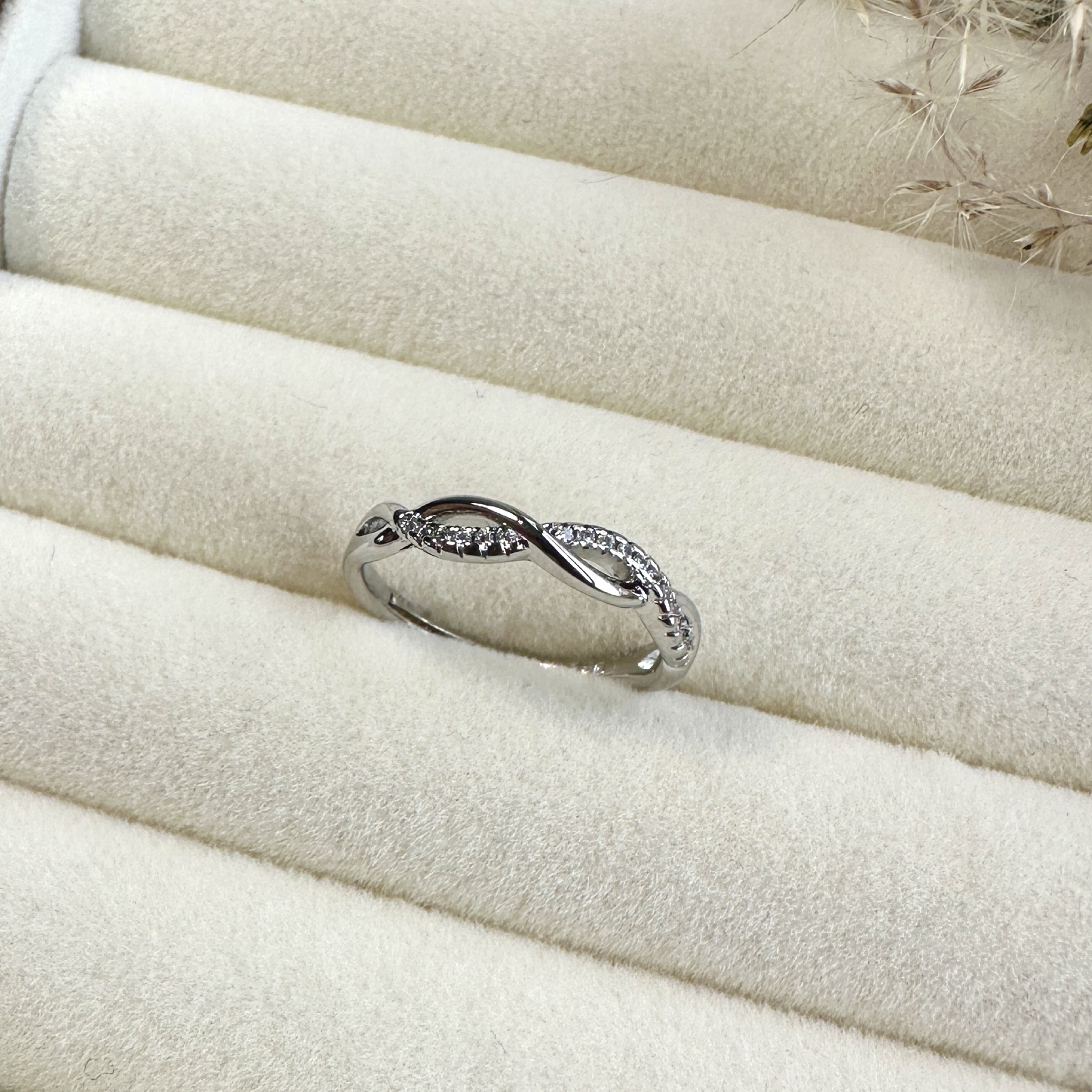 𝐍𝐎𝐖𝐀𝐃𝐀𝐘𝐒｜[925純銀]無限麻花編織戒指 戒指 925純銀 純銀 nowadays