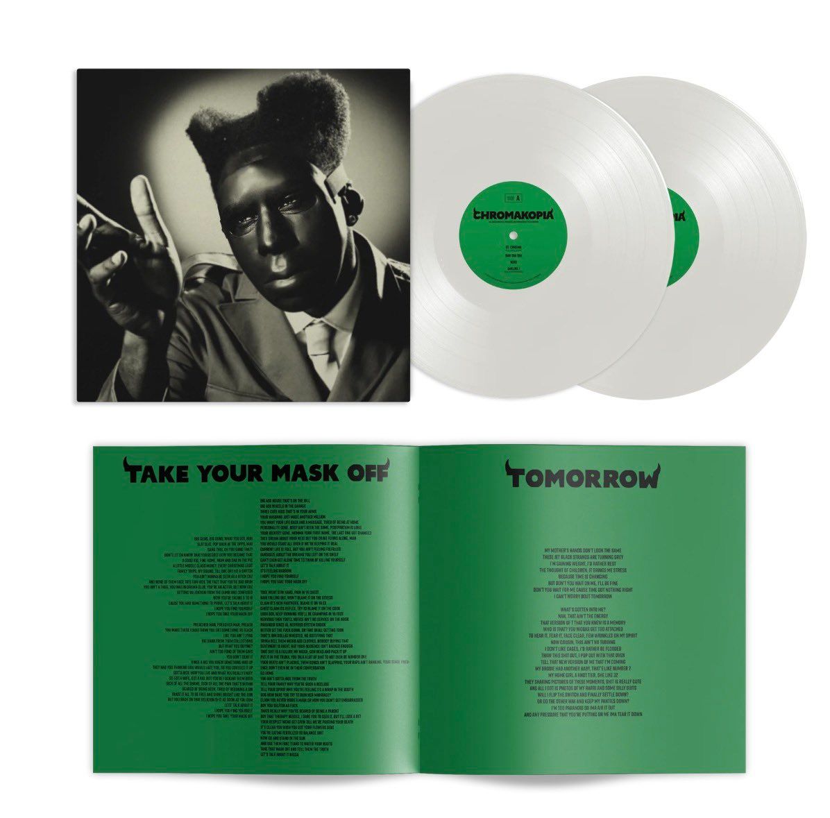 Tyler The Creator【 CHROMAKOPIA 】白色雙彩膠（2LP）
