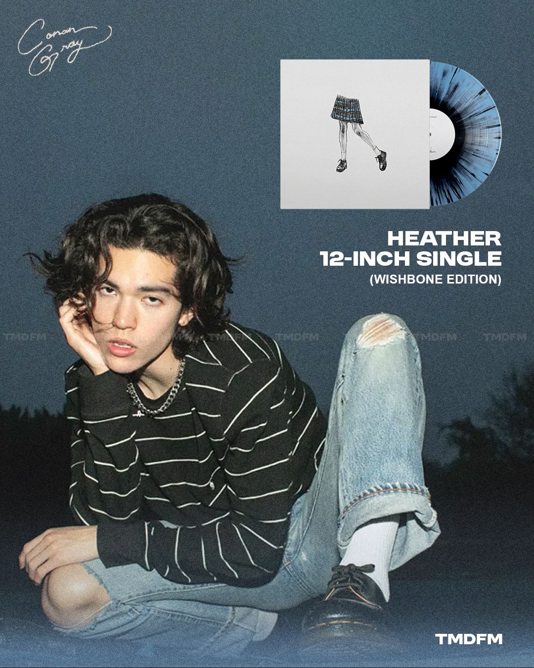 Conan Gray【 HEATHER 】12吋單曲膠（Wishbone Edition）