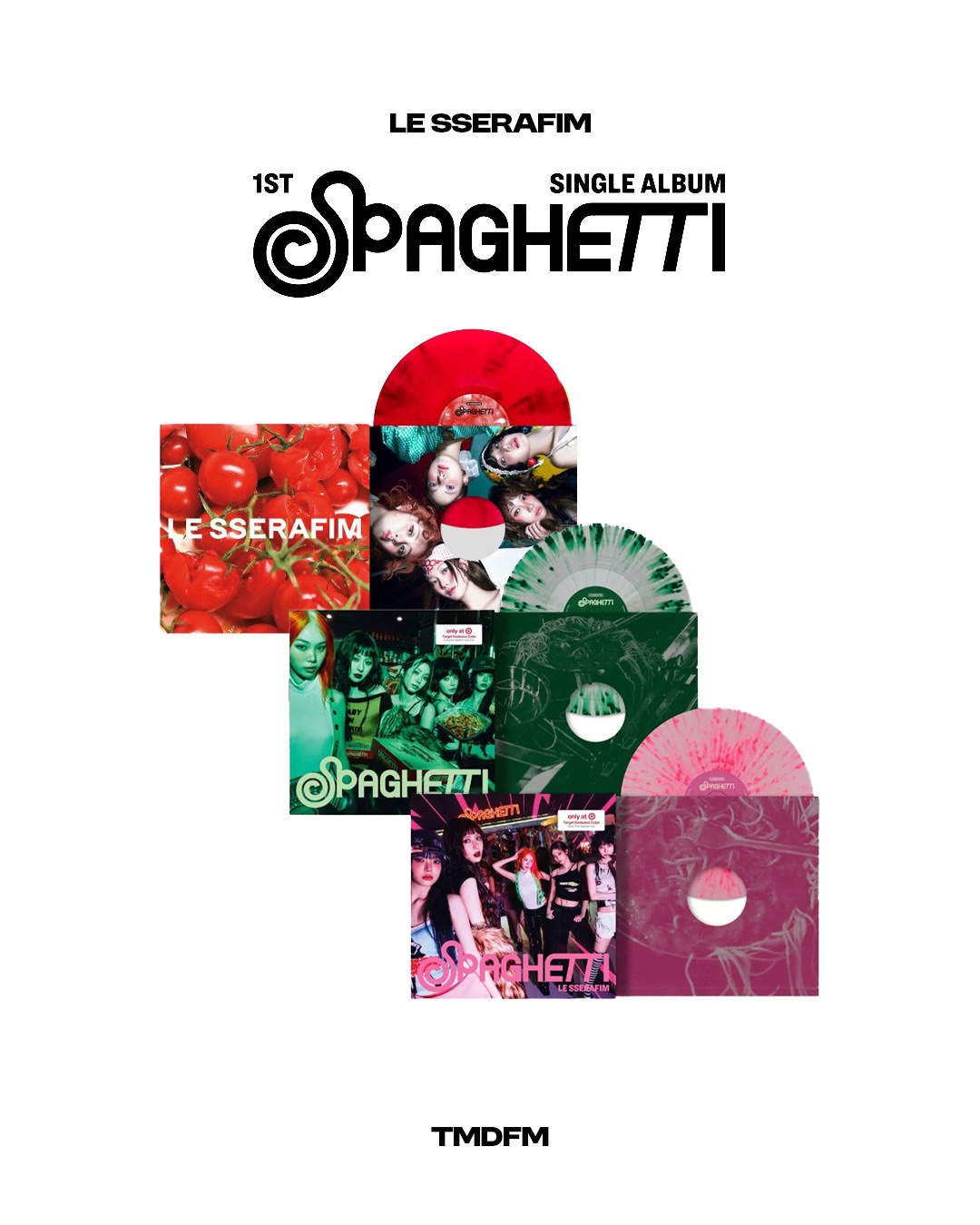 LE SSERAFIM【 SPAGHETTI 】彩膠