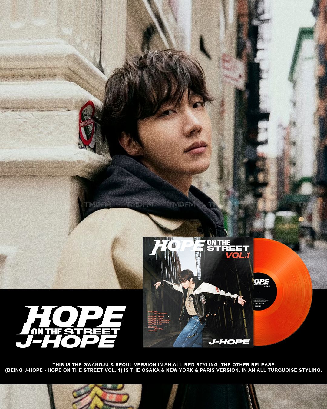 鄭號錫（BTS）【 Hope On The Street Vol.1 】橘色彩膠（預購）