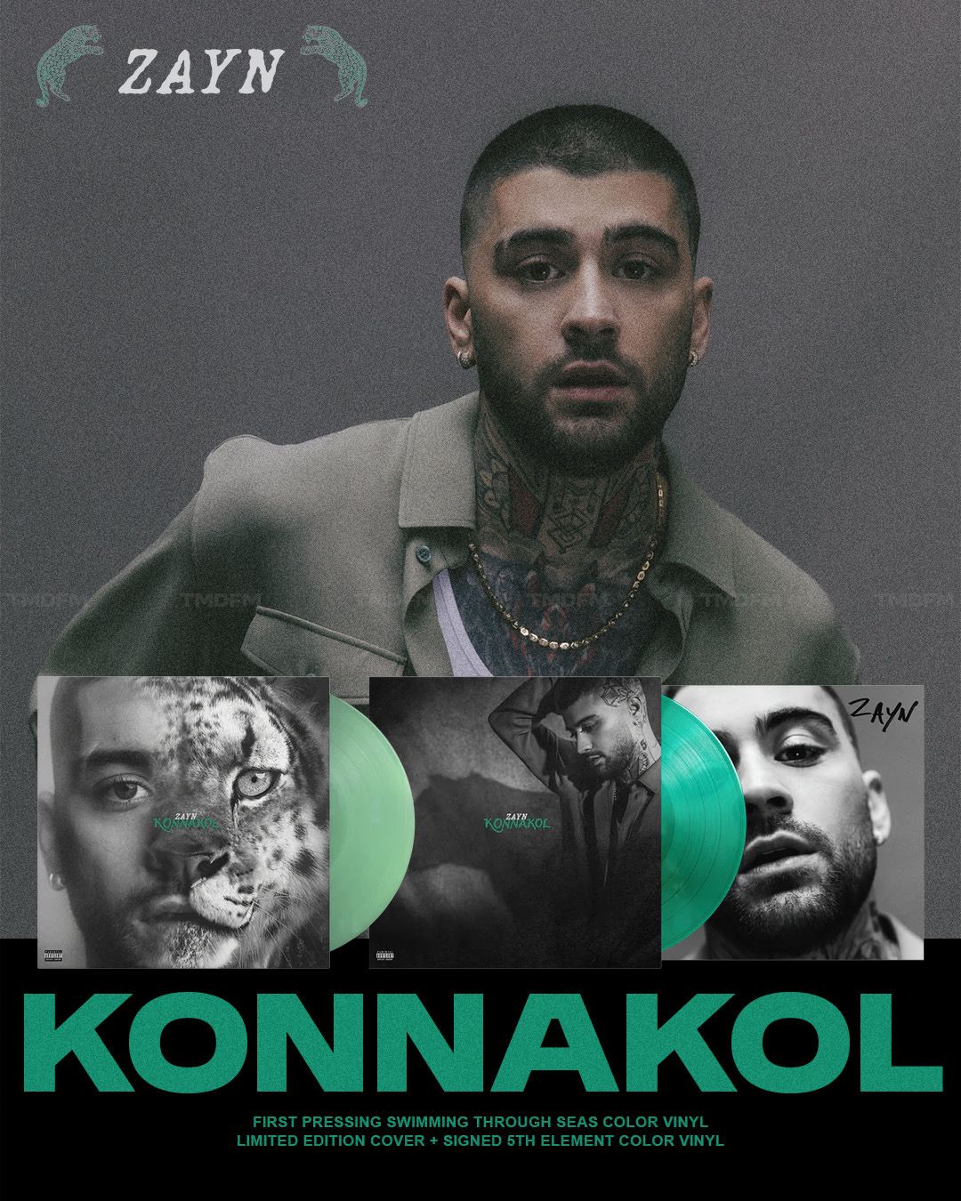 ZAYN【 KONNAKOL 】簽名彩膠、彩膠預購｜4月17日發行（非抵台時間）
