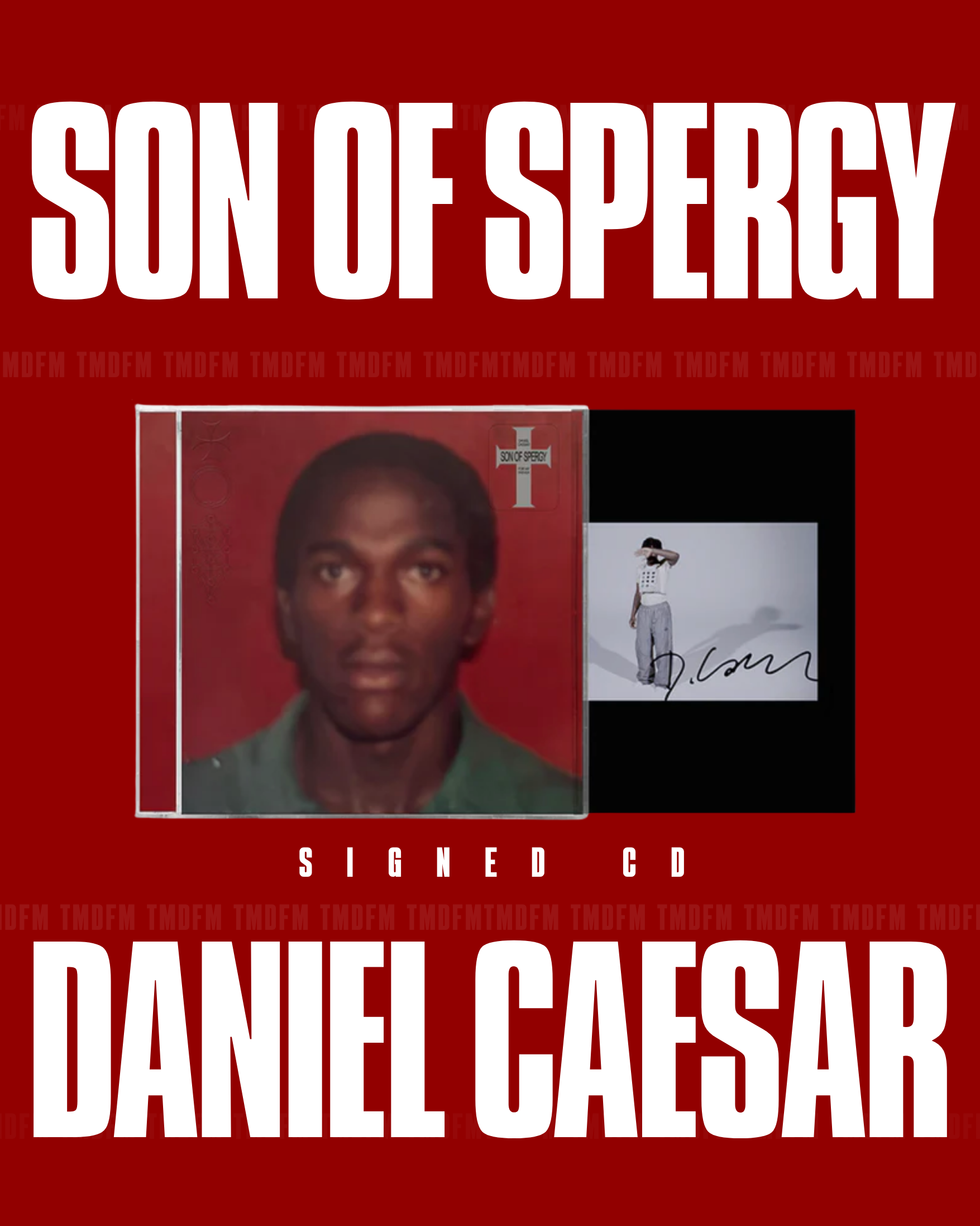 Daniel Caesar【Son of Spergy】親筆簽名 CD（預計4月中旬到貨）