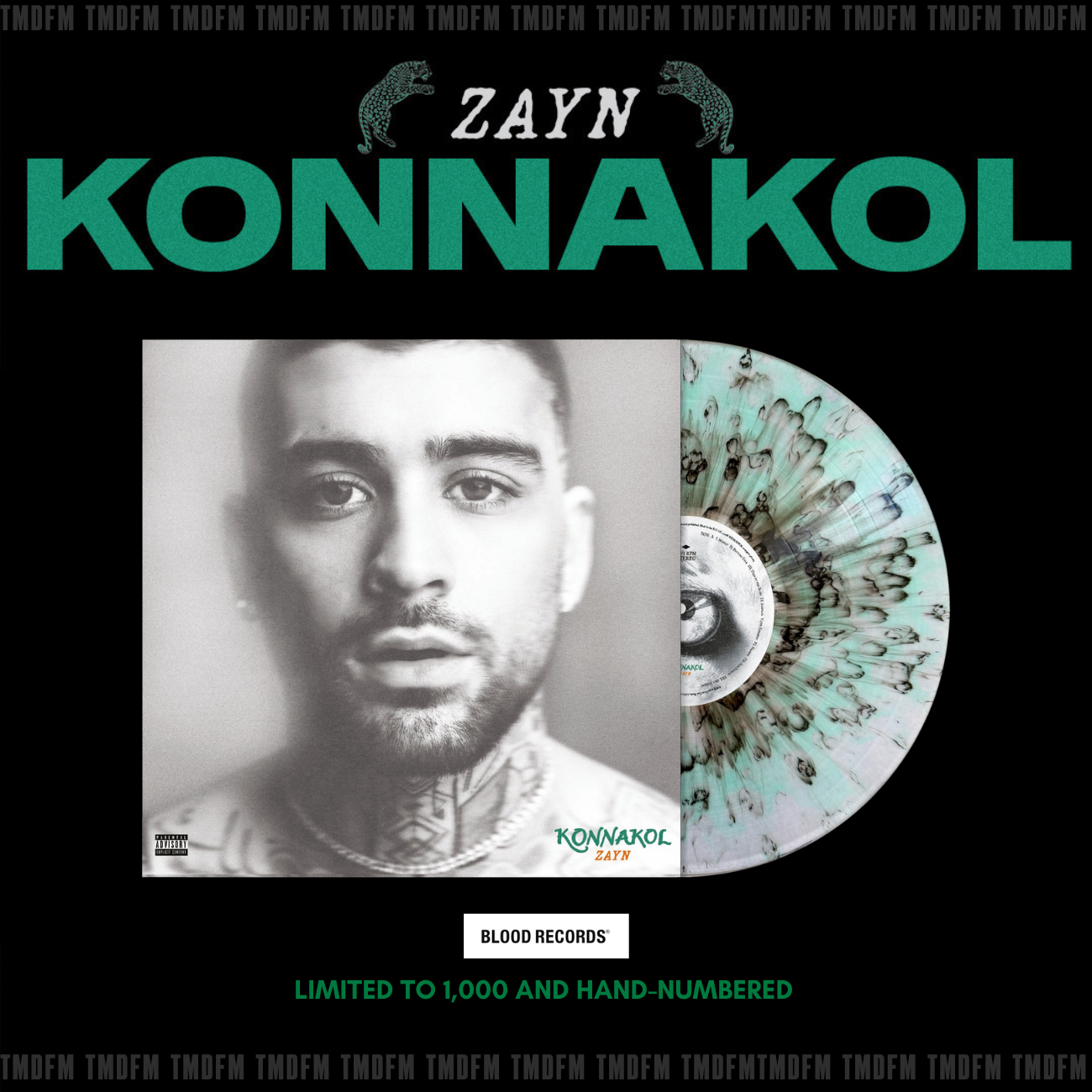 ZAYN【 KONNAKOL 】Blood Records 限量潑墨彩膠（預購｜預計5月初到貨）