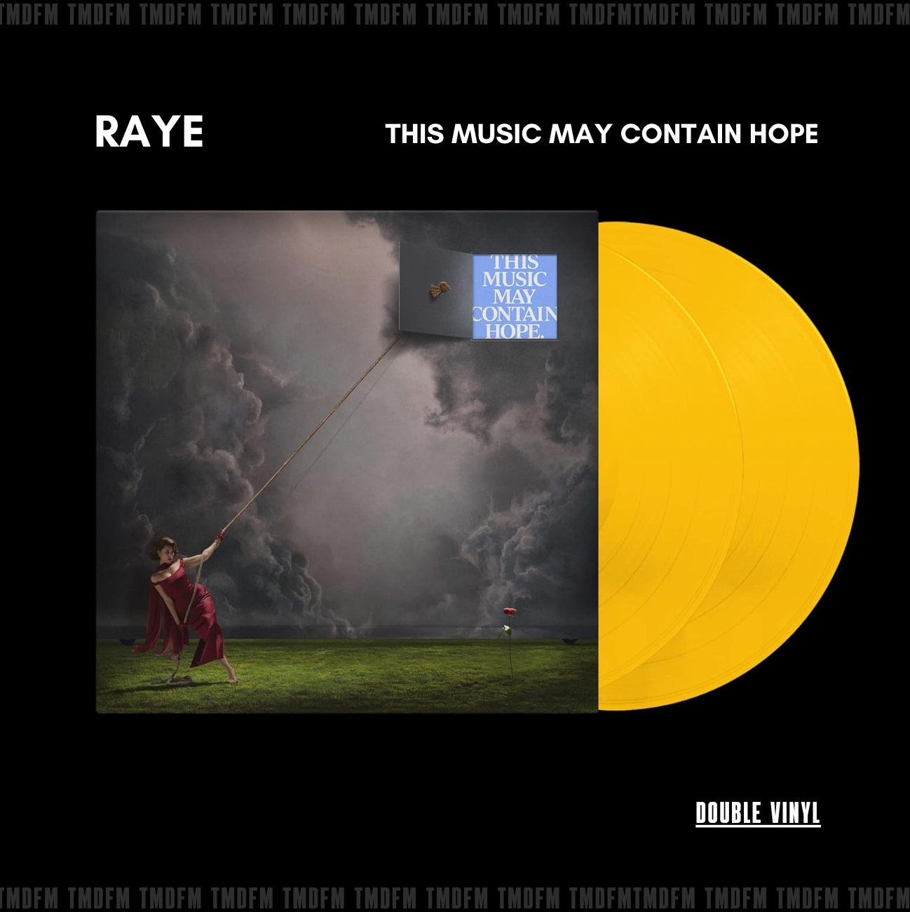 RAYE【 This Music May Contain Hope 】黃色雙彩膠（預購｜預計5月初到貨）
