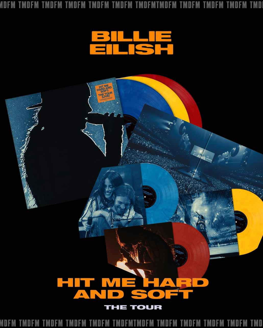 Billie Eilish【HIT ME HARD AND SOFT: THE TOUR LIVE】限量彩膠 3LP