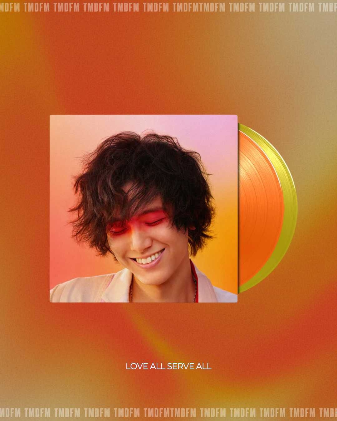 藤井風【Love All Serve All】雙彩膠、7＂ 透明膠、特大尺寸海報（候補）