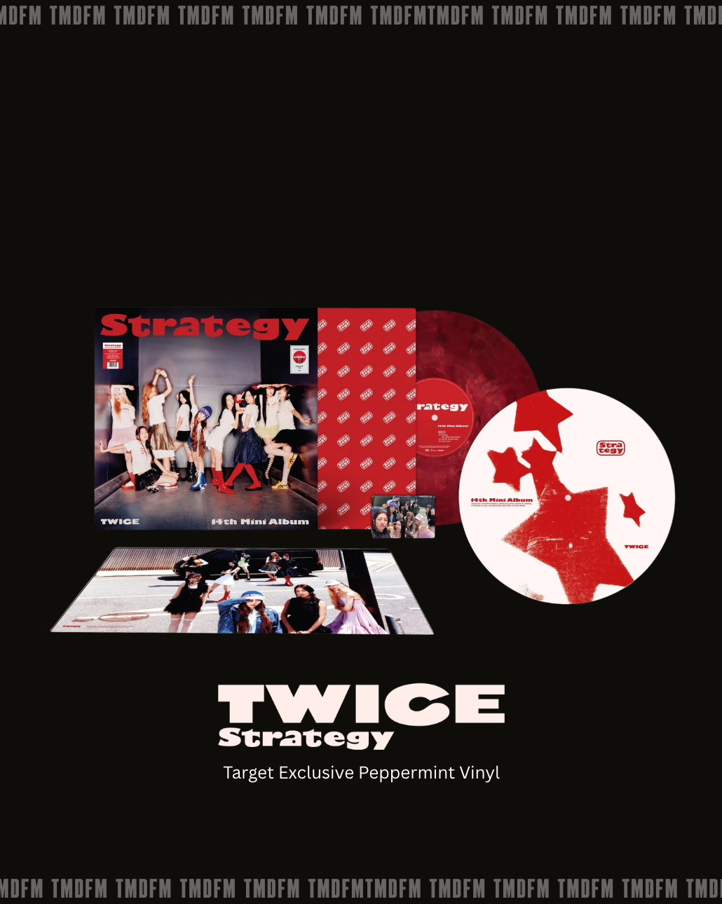 TWICE【Strategy】寶石紅色膠 （Target Exclusive）
