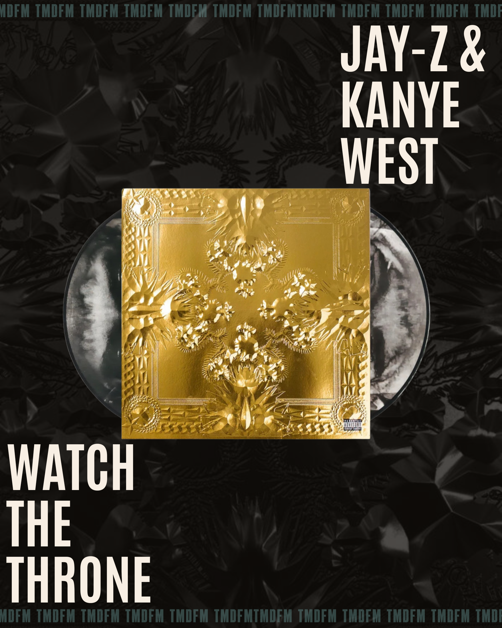 Jay-Z ＆ Kanye West【Watch The Throne】圖片膠 2LP