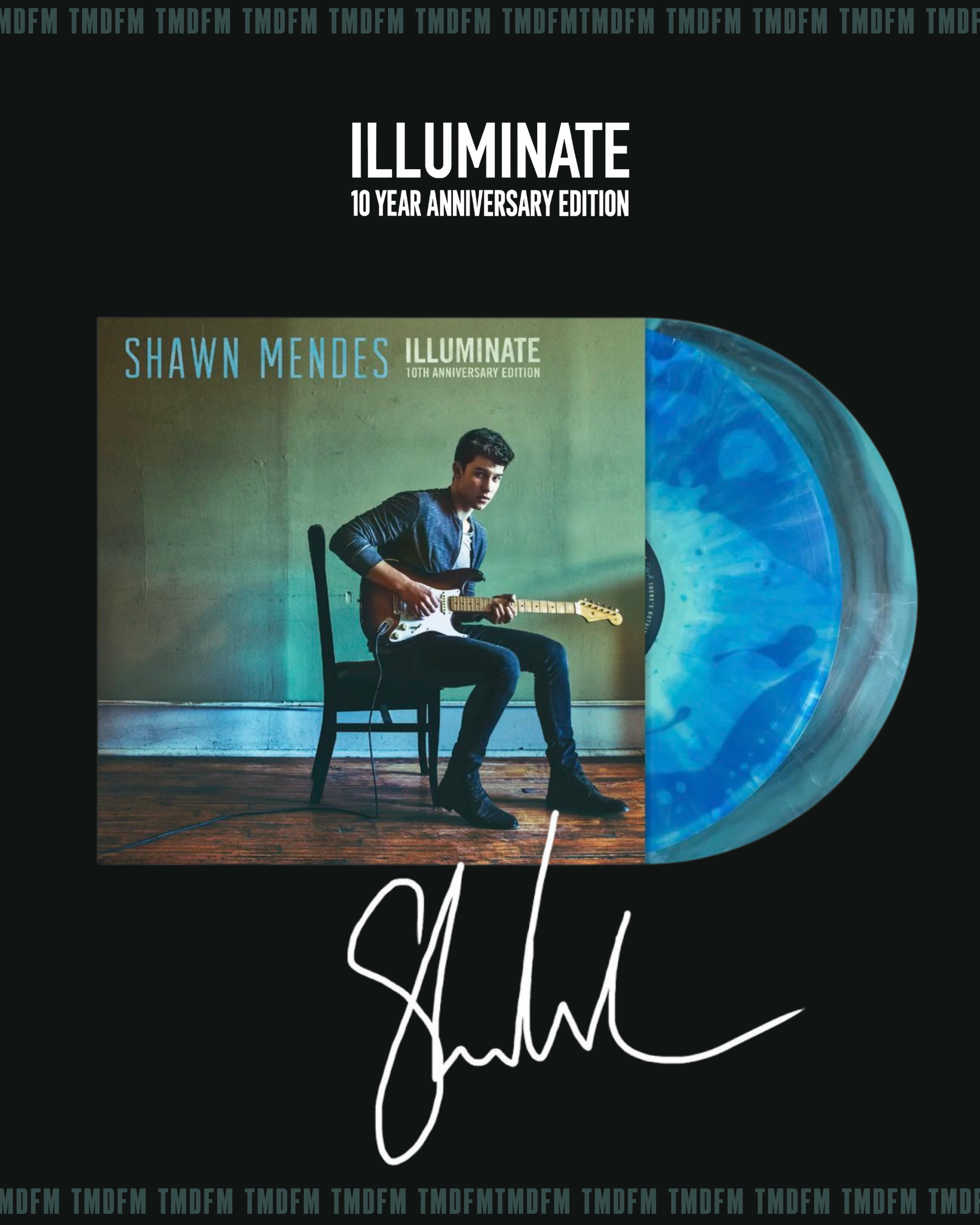 Shawn Mendes【Illuminate】10週年紀念彩膠（BW限定）