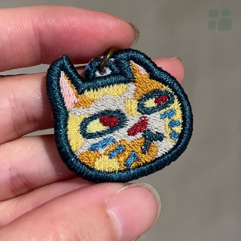 刺繡系列吊飾Ｄ
