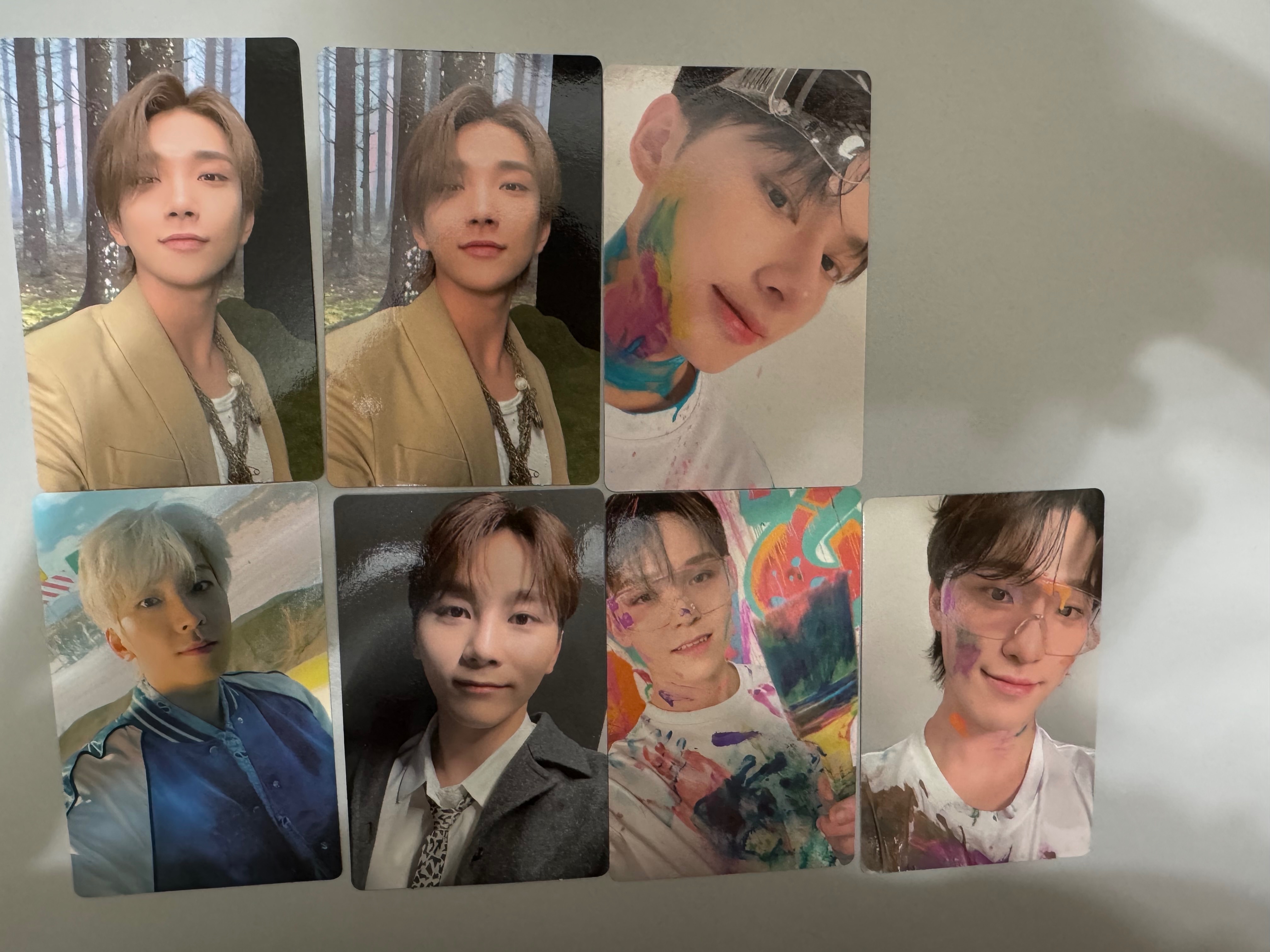 Seventeen 油彩克拉盤隨機小卡