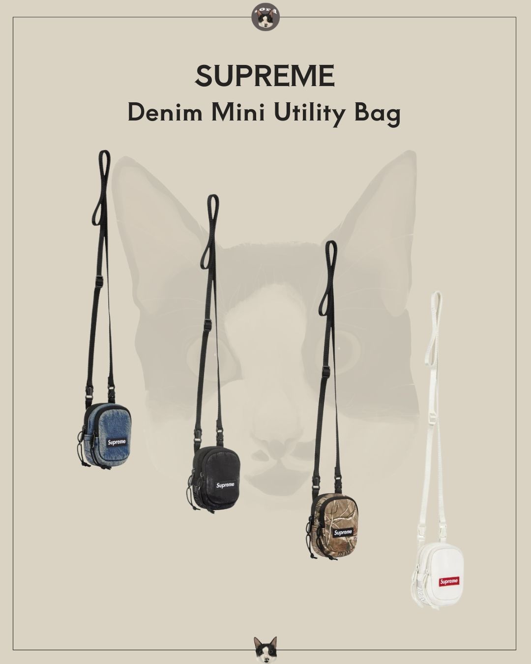 25AW Denim Mini Utility Bag