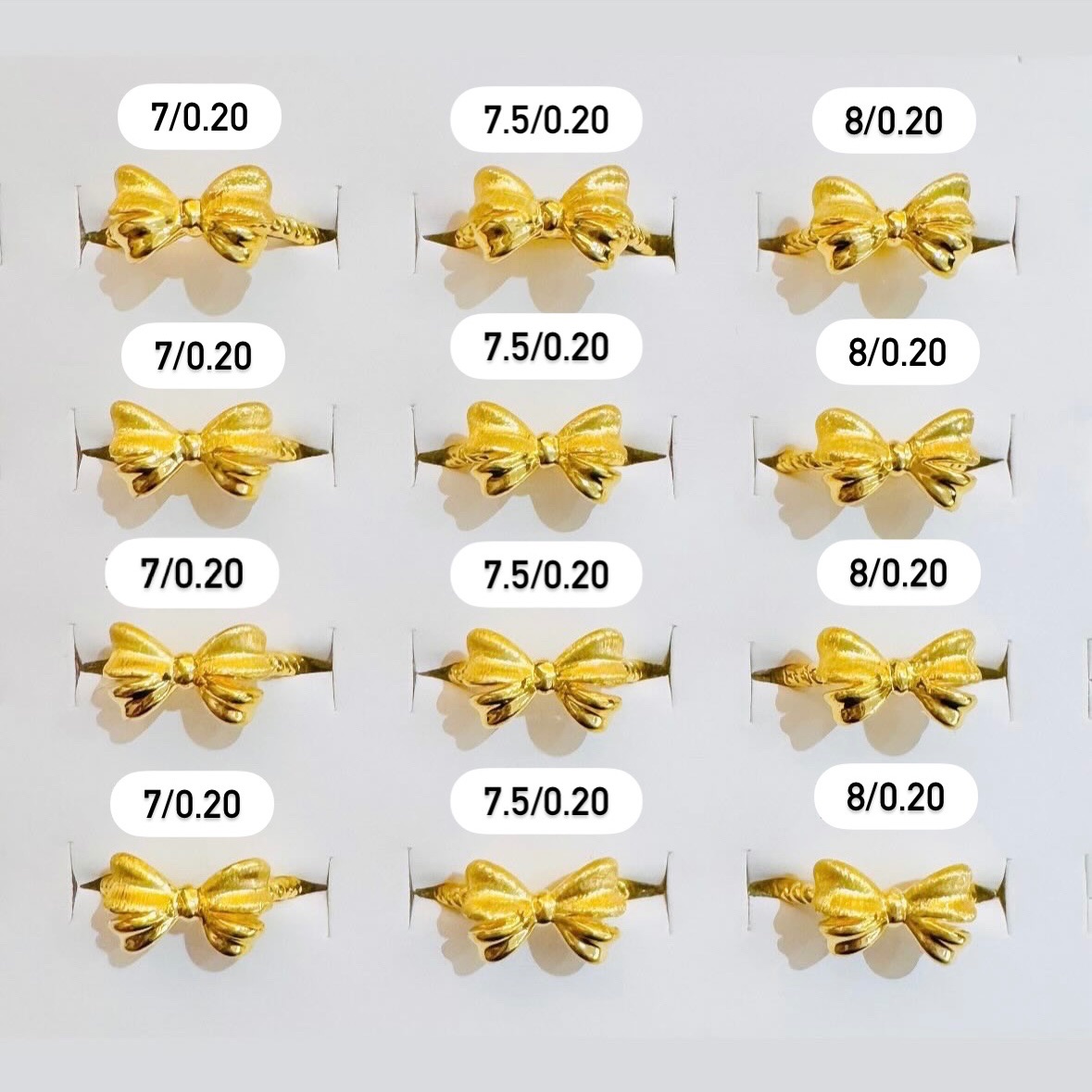 黃金 蝴蝶結🎀戒指 固定圍