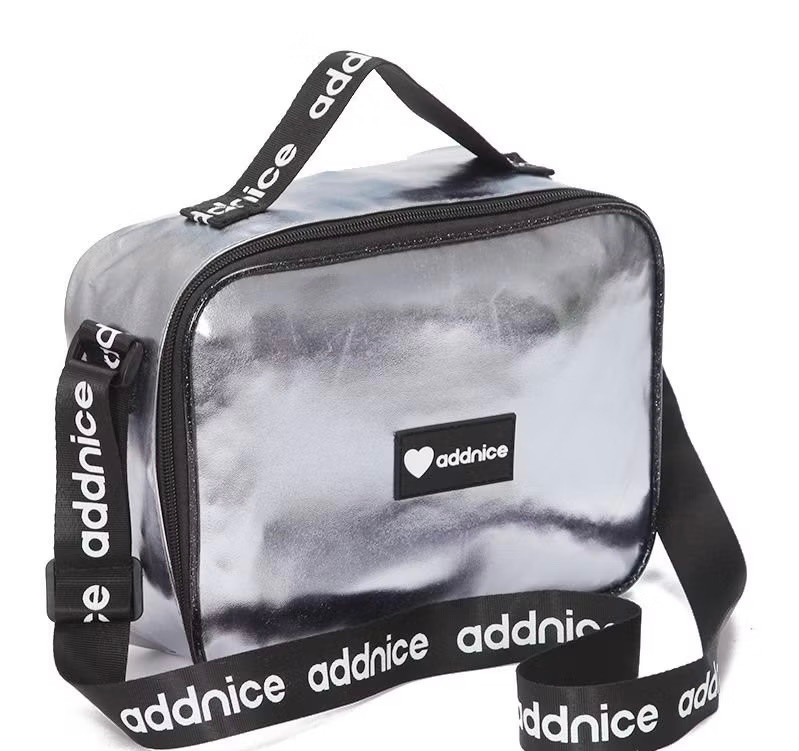 220. addnice 防水銀亮色側背包