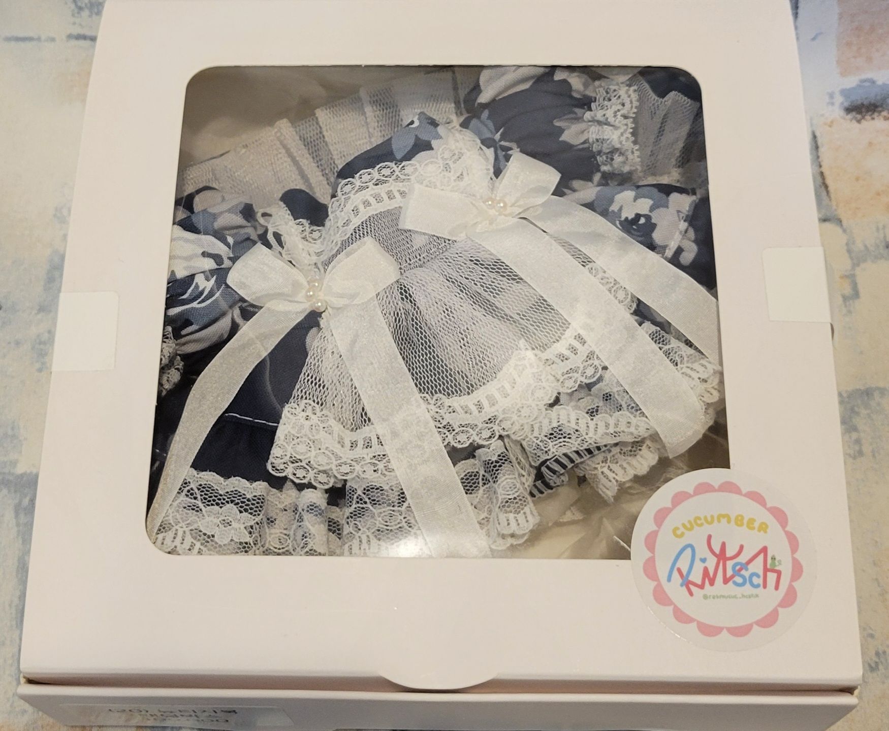 20cm-復古書盲盒藍+Sulyoohwa Garden 코지 슈슈