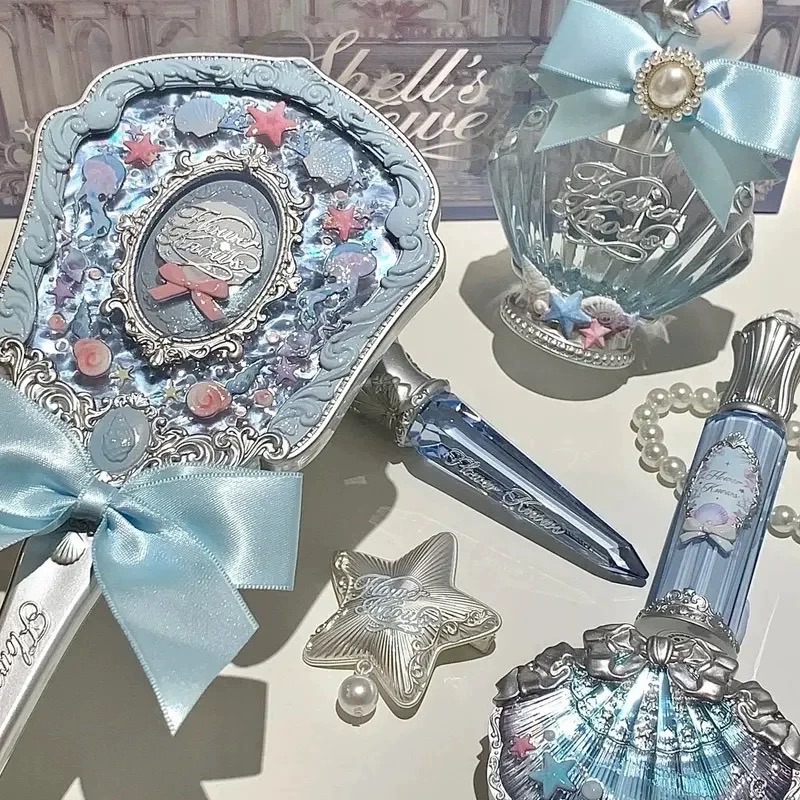 貝殼珍珠手拿鏡