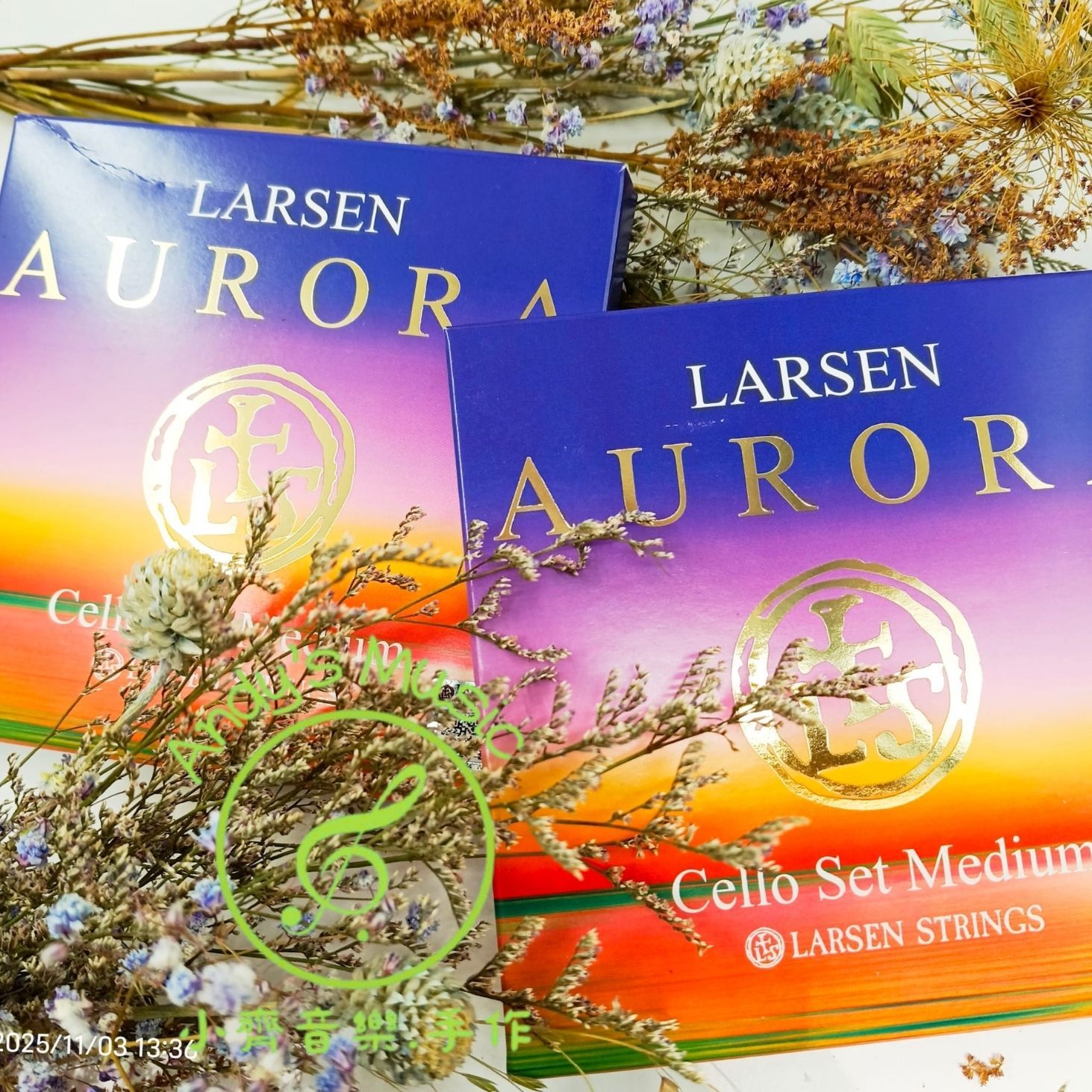 Larsen Aurora Cello Set Medium 大提琴弦套組/中張力