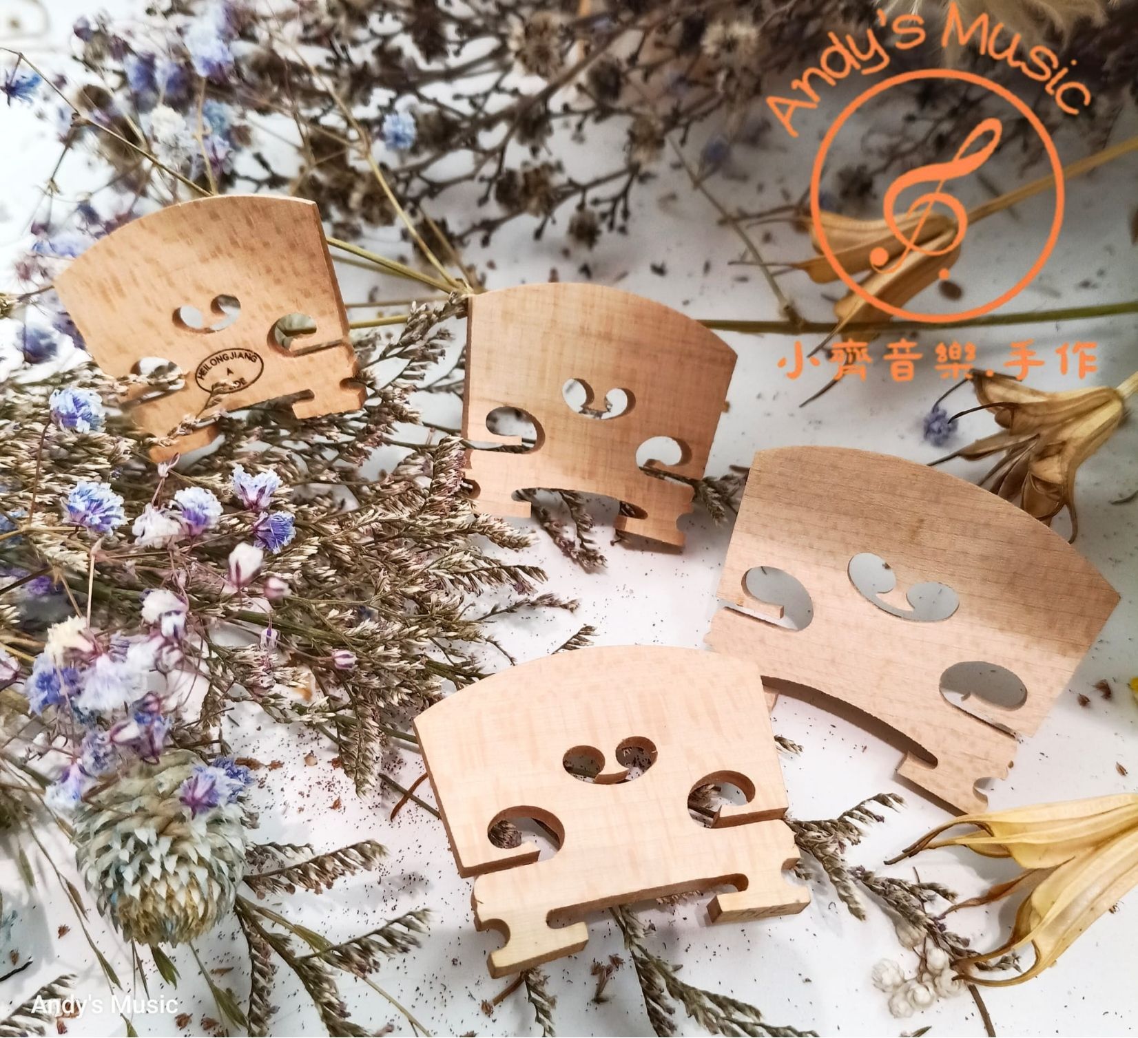 Violin Bridge 1/8、1/4、1/2、3/4、4/4 小提琴 琴橋