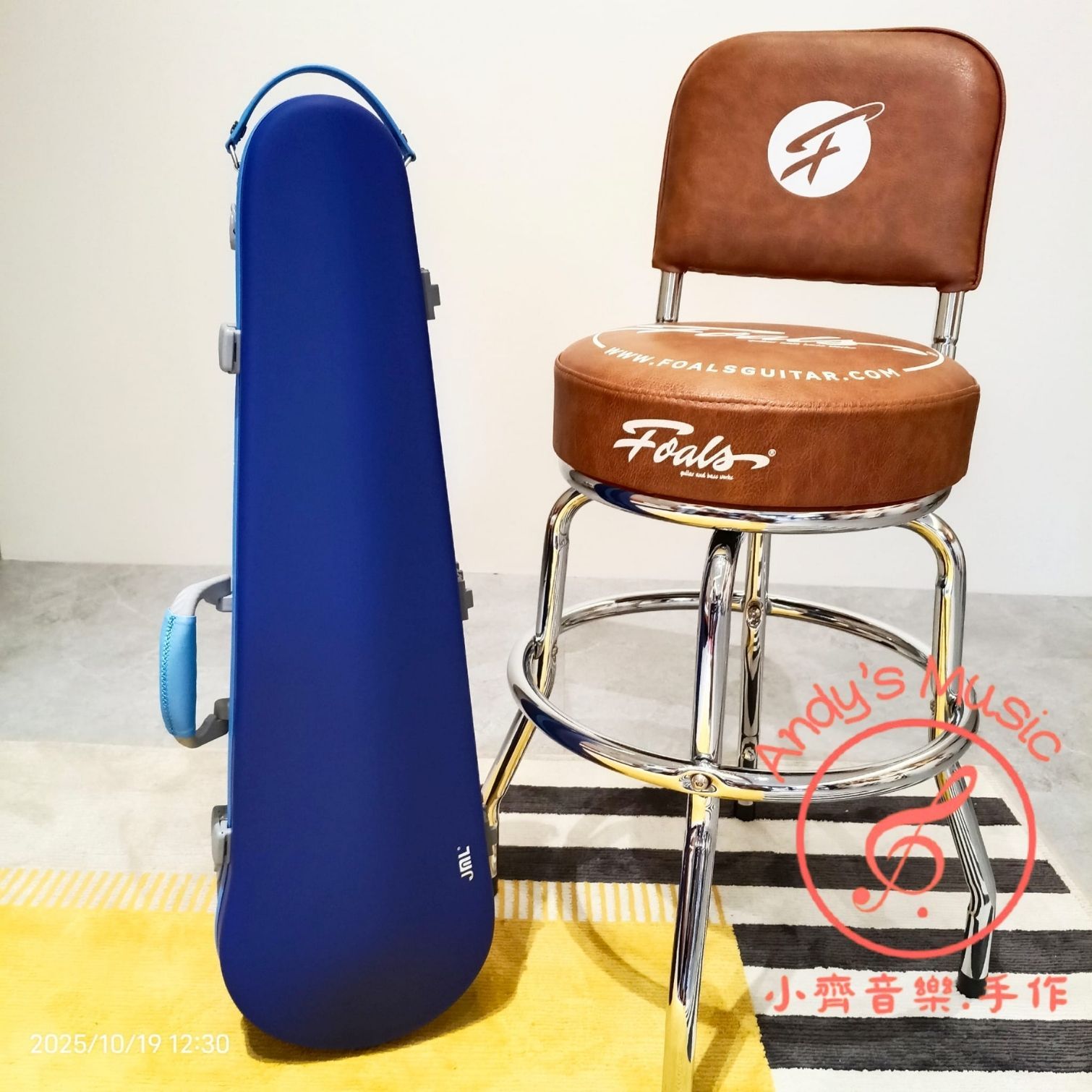 JML 柔肌系列 超輕量碳纖維 小提琴三角盒  藍色