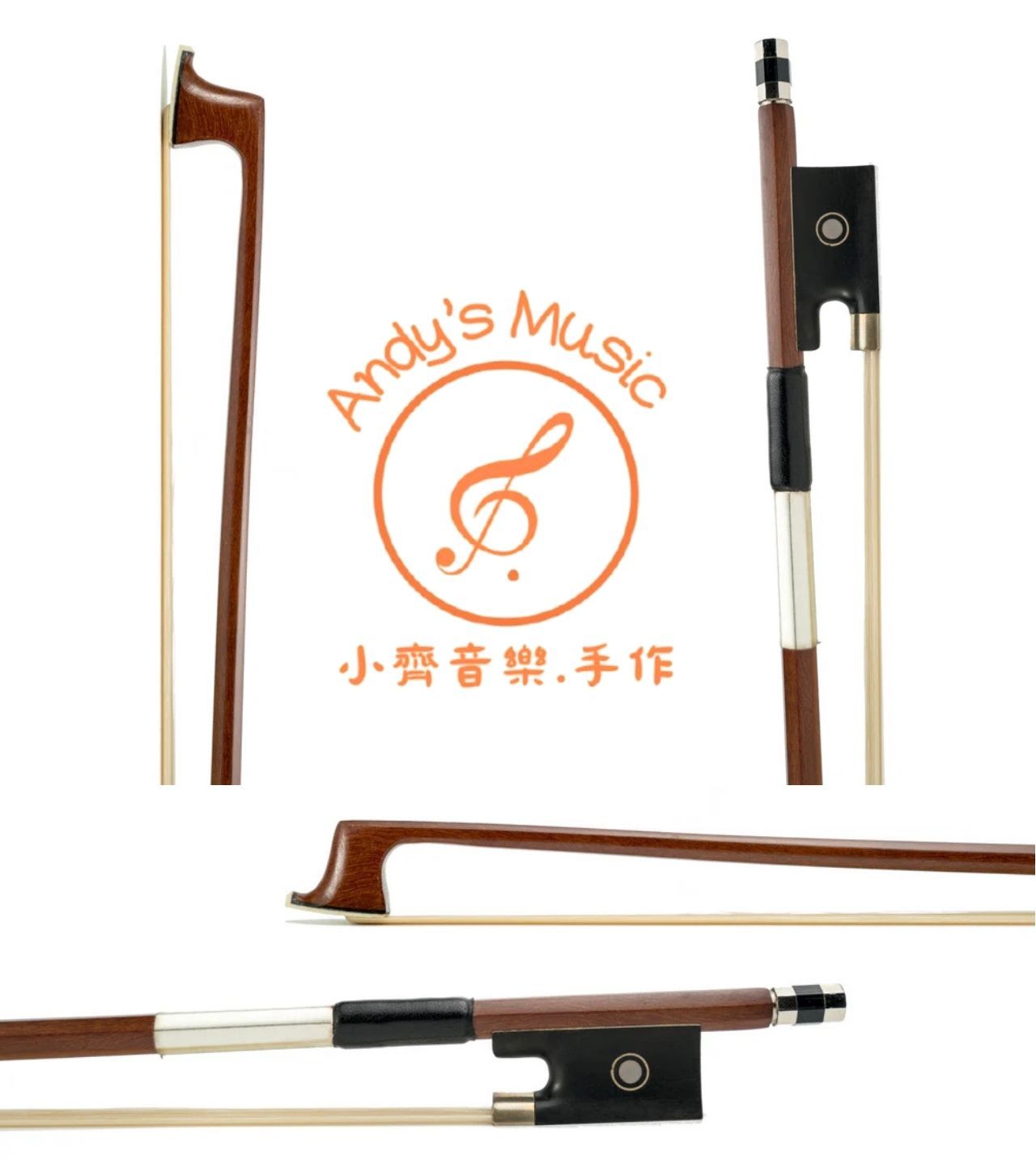 🎻 普及八角小提琴弓｜1/4・1/2・3/4・4/4