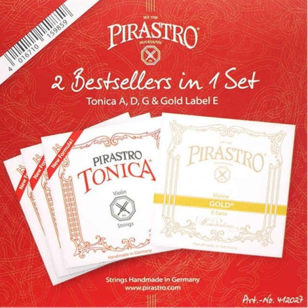 Pirastro Tonica E-ball Gold Violin Strings 小提琴弦