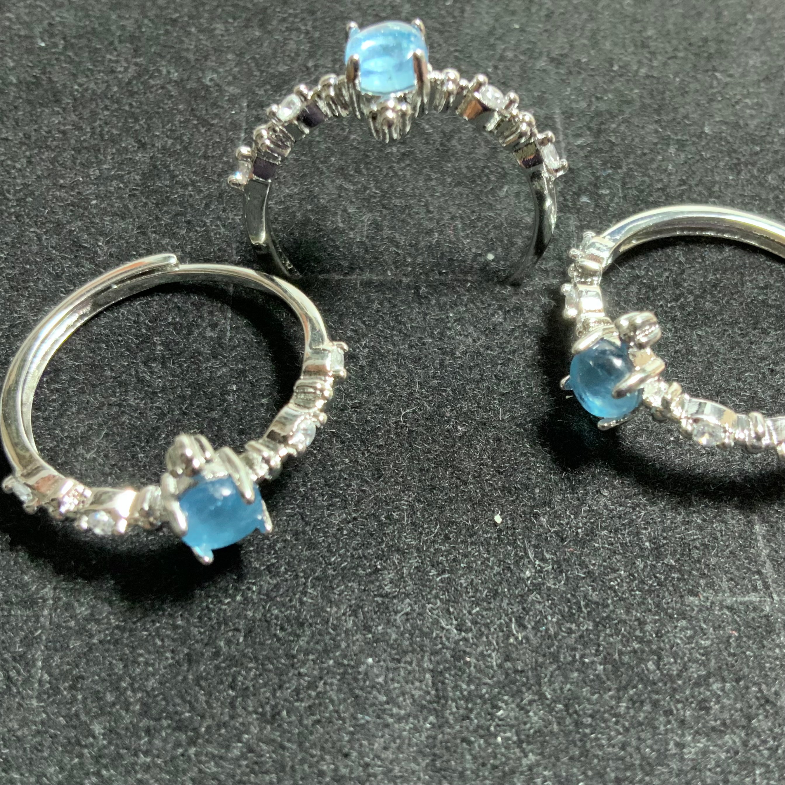 克羅星海藍寶戒指