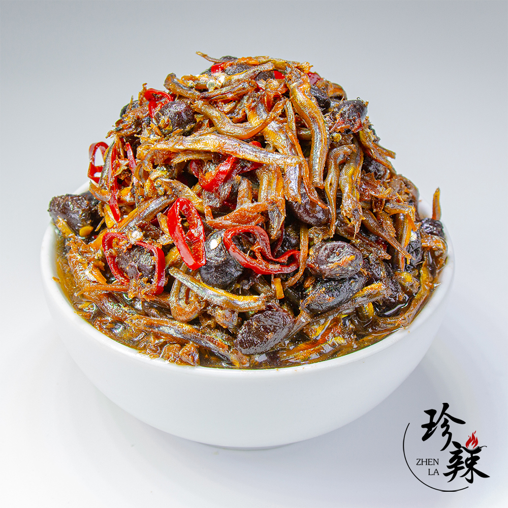 珍辣家傳 豆豉丁香辣椒  老派重口味鹹香醇辣、A級「小粗丁」海味深厚 | 傳承屏東25年「好口味」品牌（超商最多寄9瓶）