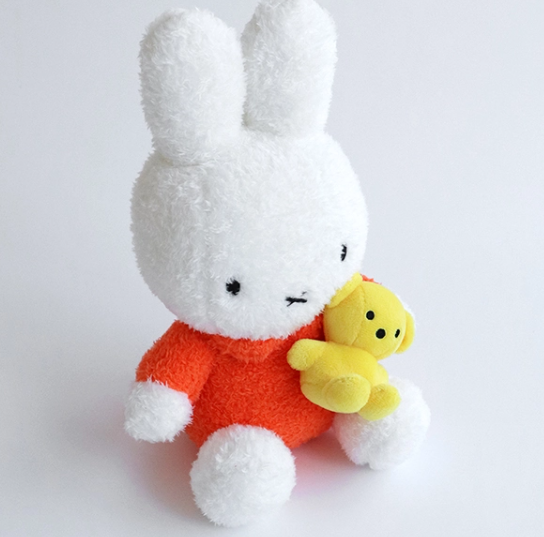 韓國正版代購 米飛兔 米菲兔 Miffy 抱抱小熊 娃娃 玩偶 29cm