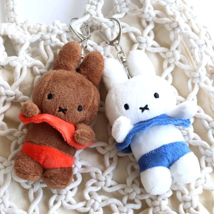 韓國正版代購 米飛兔 米菲兔 Miffy 瑪蓮 Melanie 露肚肚 玩偶 娃娃 吊飾 鑰匙圈 12cm