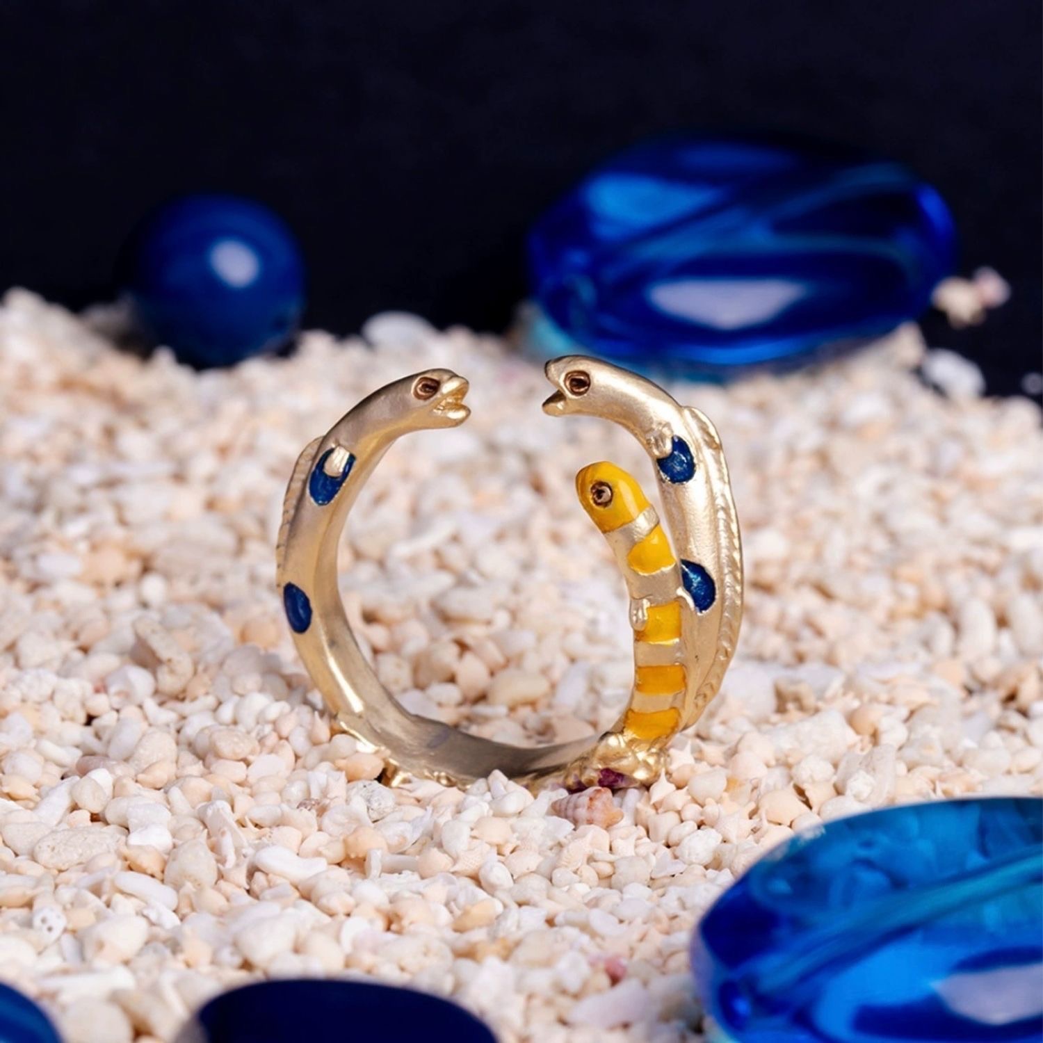 限量 花園鰻戒指