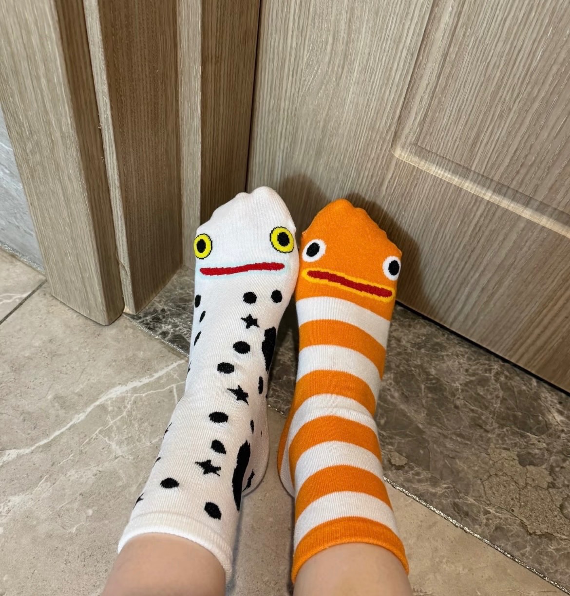 日本限定🇯🇵純棉花園鰻襪子～