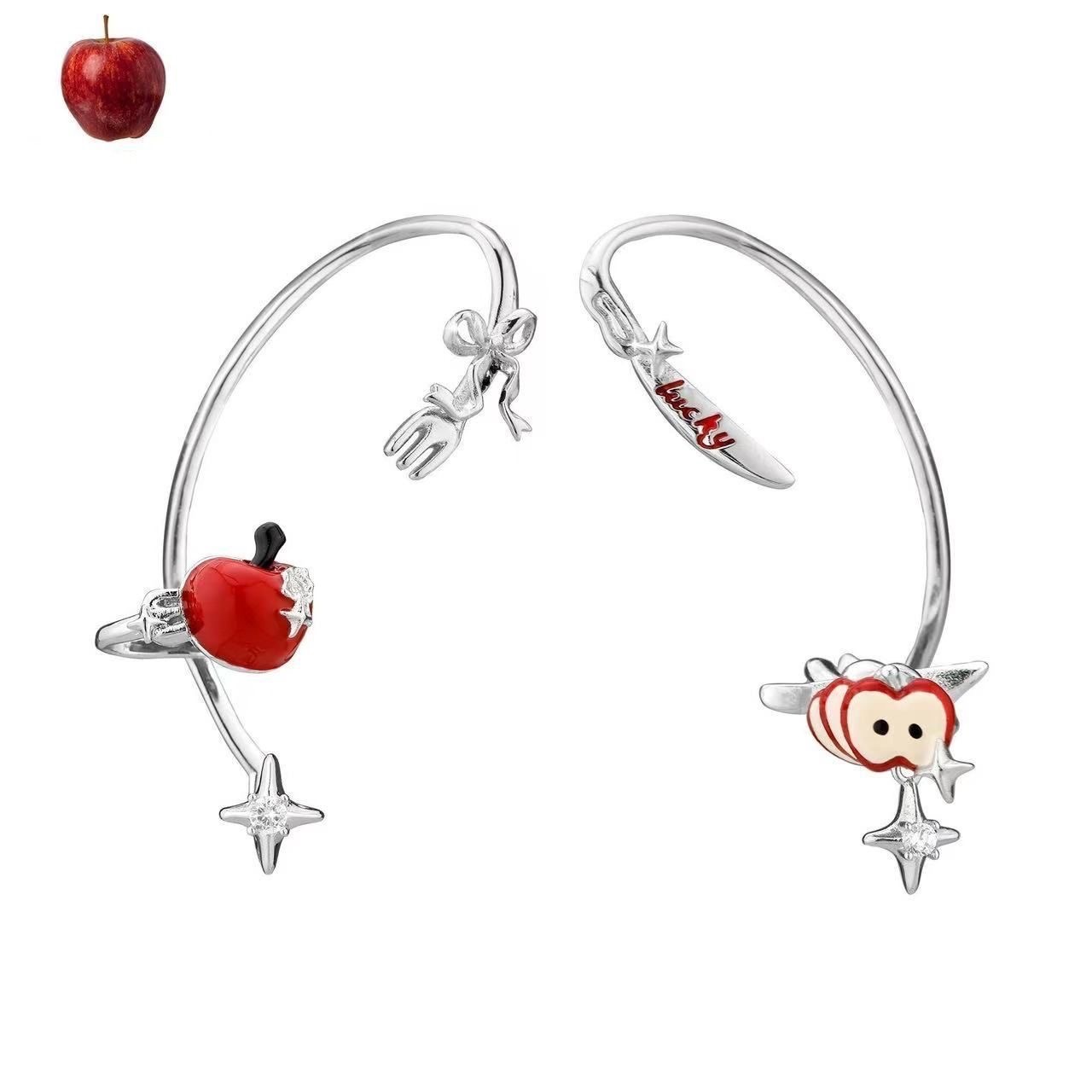 必收！自留款🍎閃閃蘋果耳掛