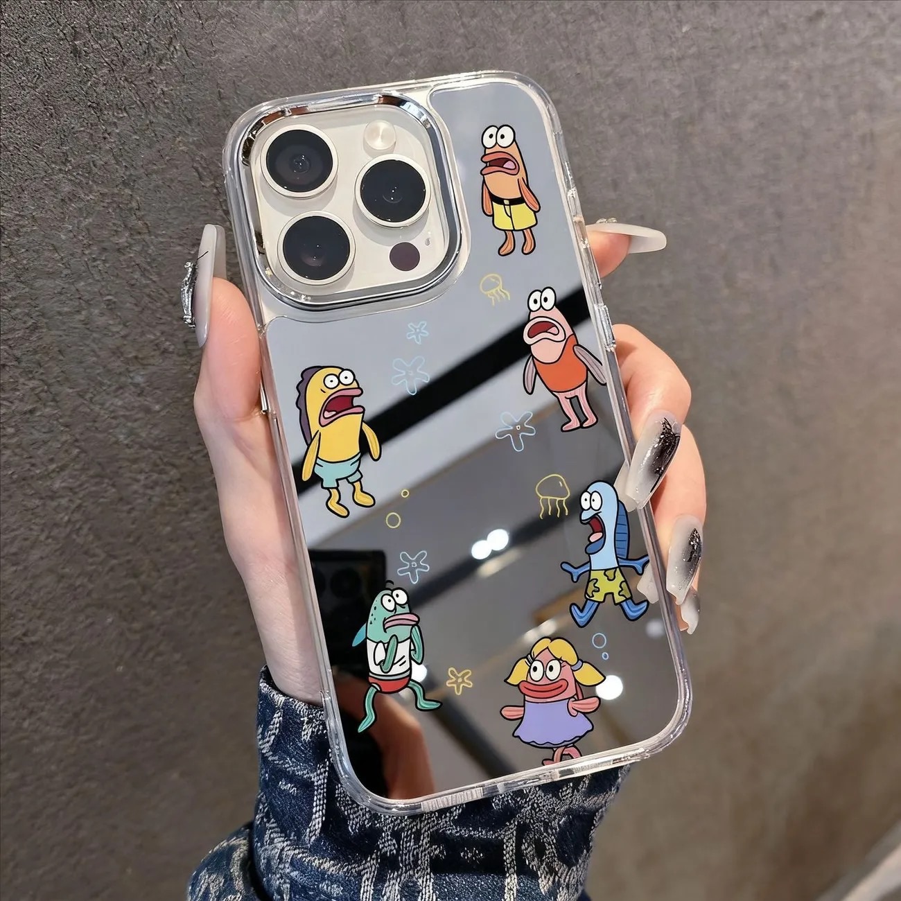 期間限定～比奇堡的居民們 鏡面手機殼