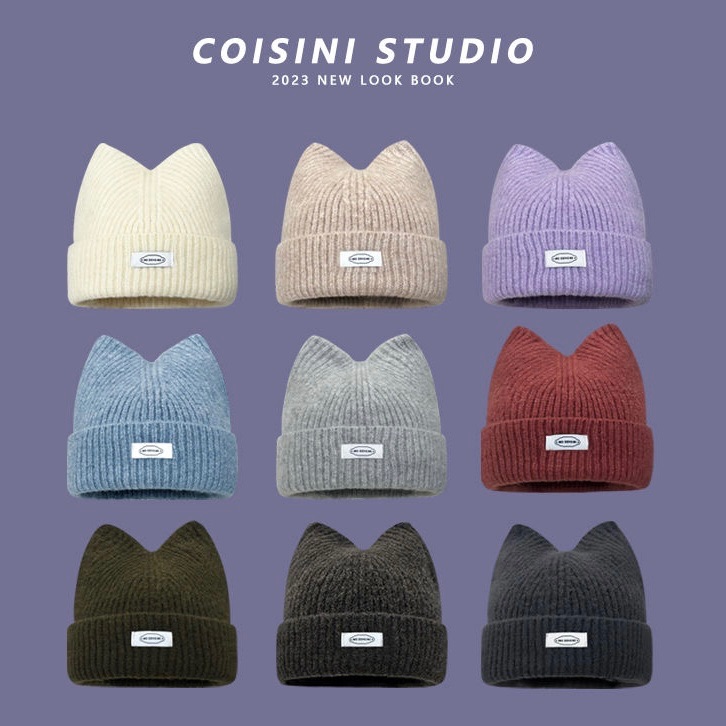 揪朋友一起戴☺️貓耳毛帽 質感超好！