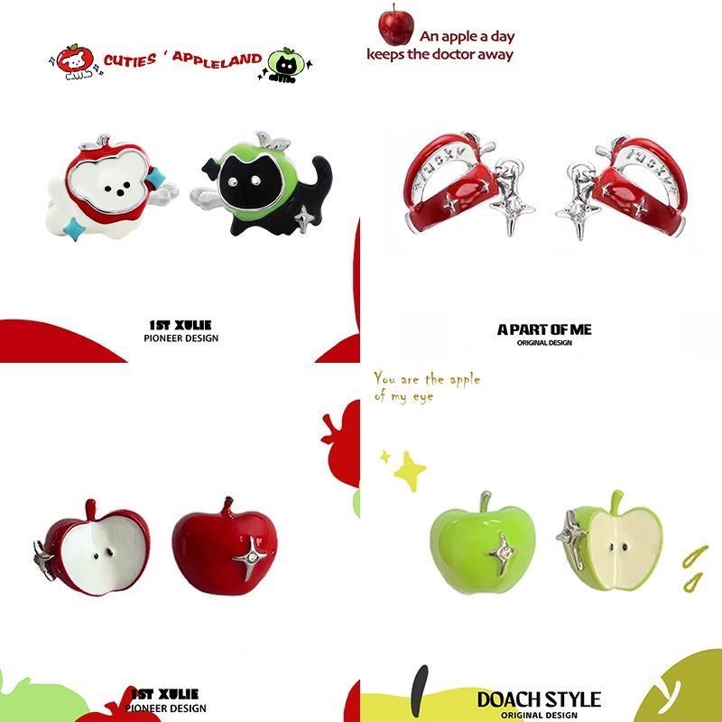 無耳洞人變精緻的秘訣✨可愛的耳夾合集