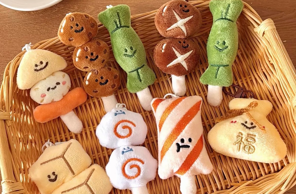 （買4個隨機多送1個）小禮物首選🎁關東煮食物系小吊飾