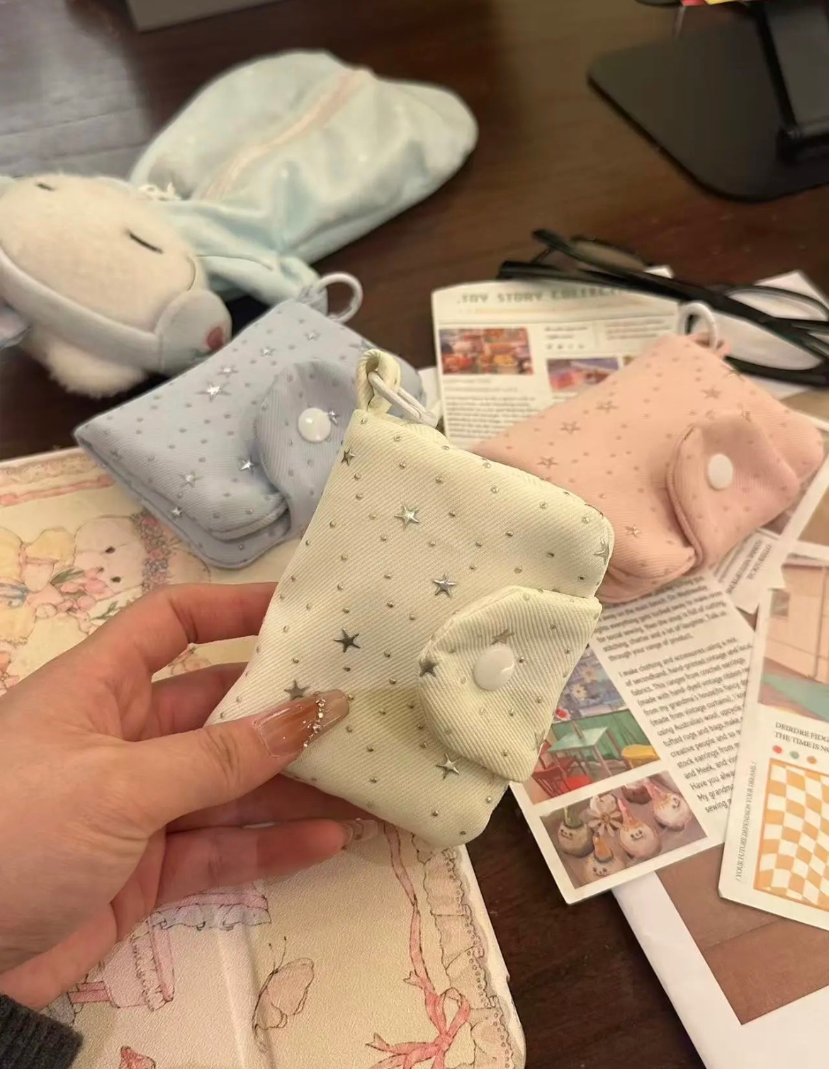 好看又實用！招財星星小卡包✨